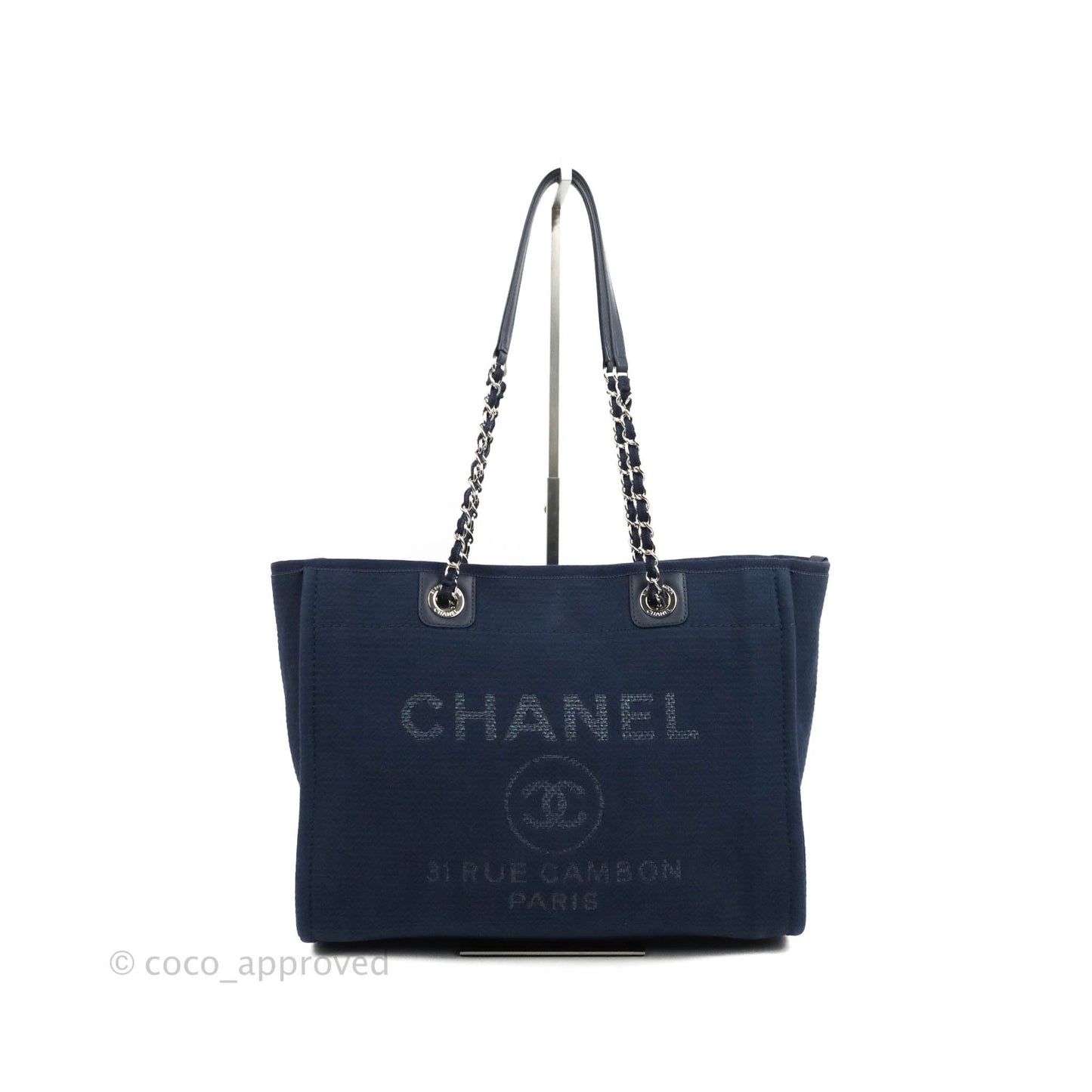 Chanel Canvas Deauville Medium Navy