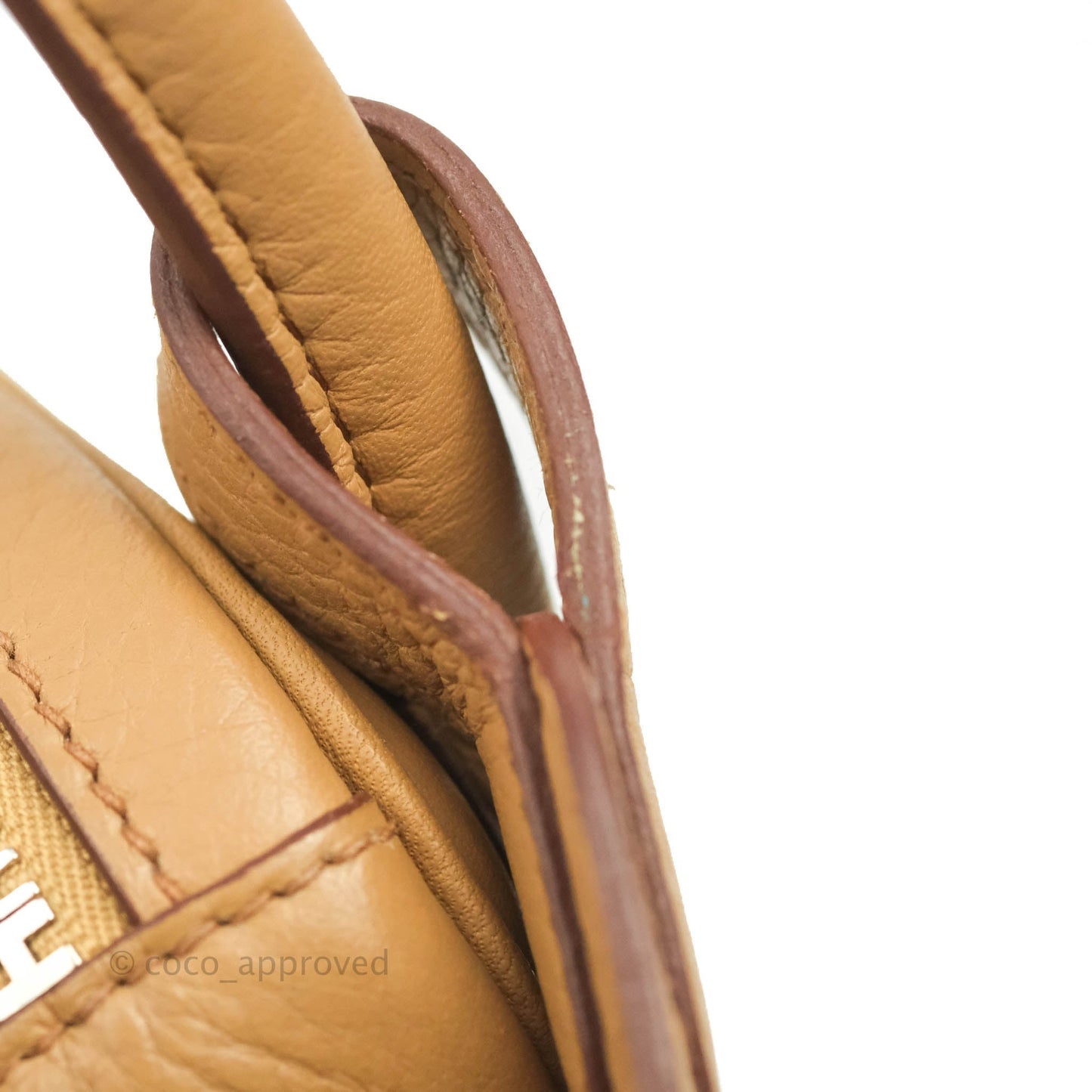 Hermès Lindy 30 Tabac Camel TC Palladium Hardware