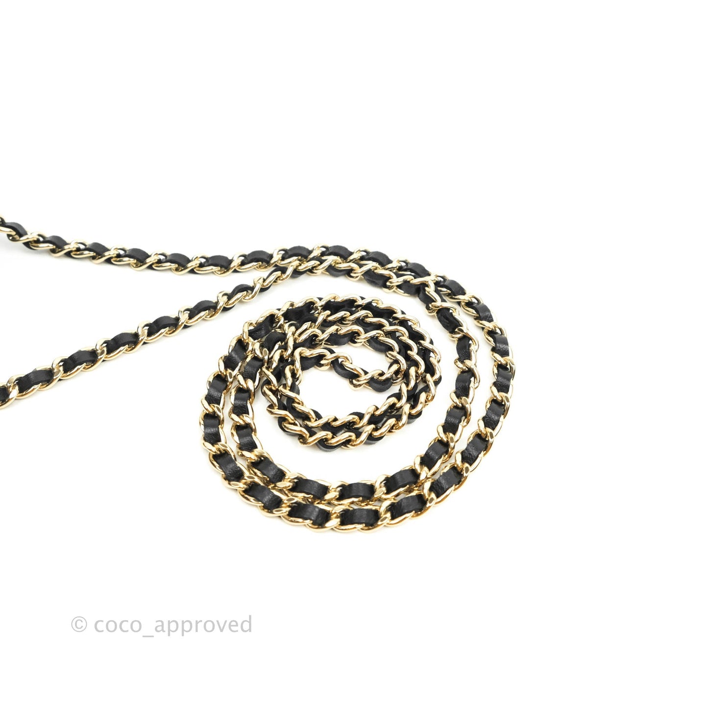Chanel Vanity with Classic Chain Black Lambskin Gold Hardware