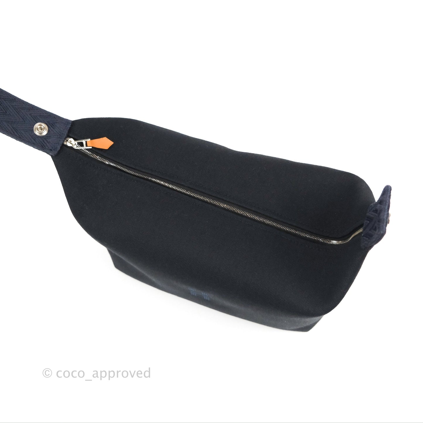 Hermès Large Bride-A-Brac Navy Canvas