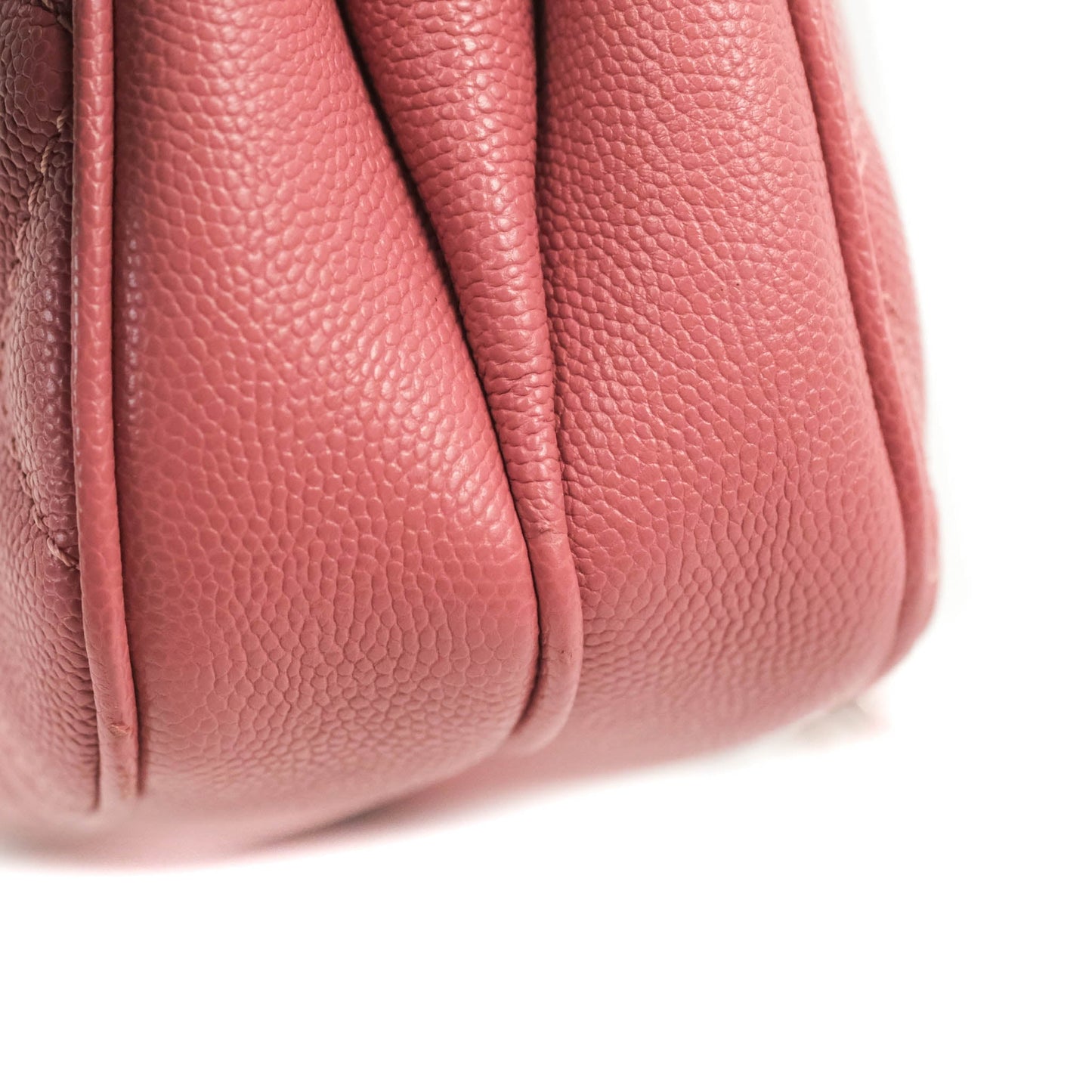 Chanel Caviar Quilted Small Urban Companion Flap Bag Pink Silver Hardware