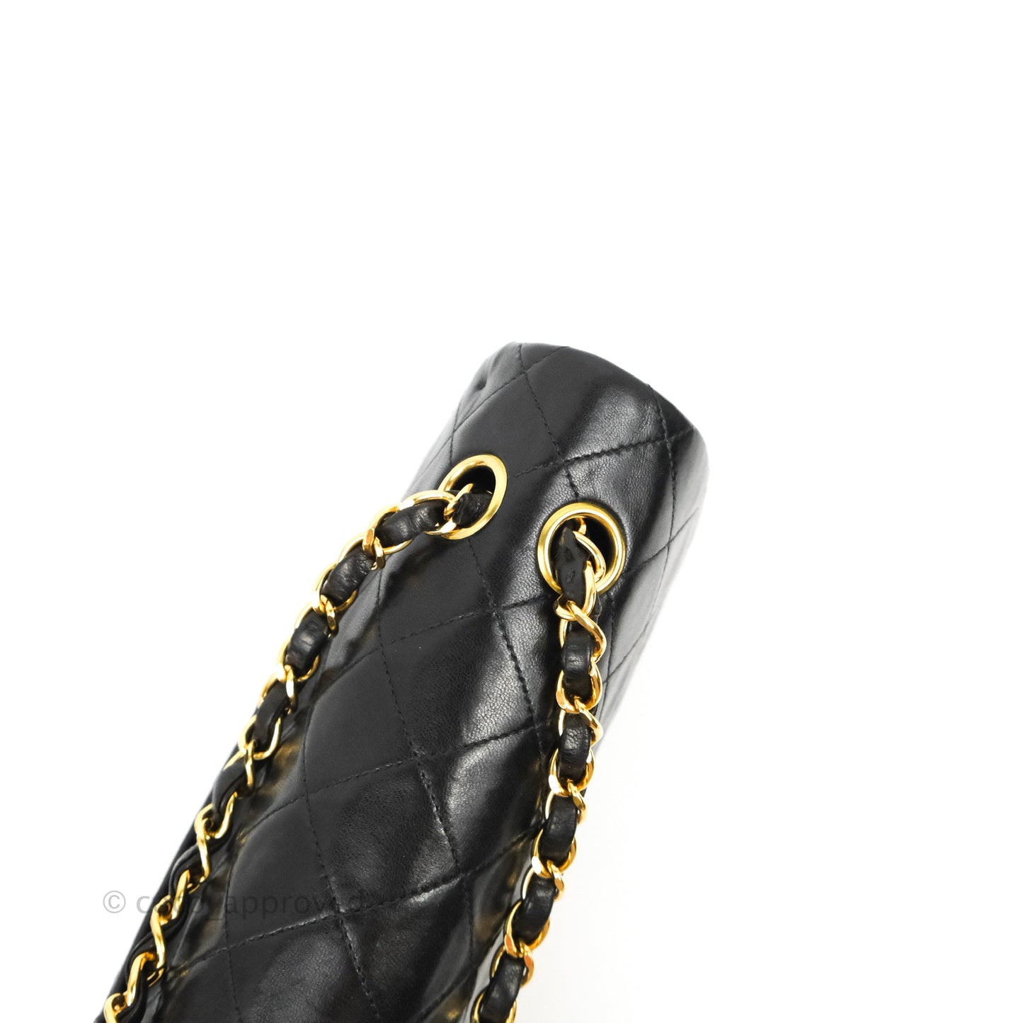 Chanel Classic Vintage Medium Flap Black Lambskin 24K Gold Hardware