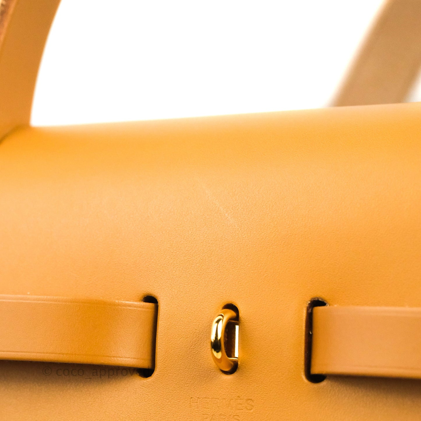 Hermès Herbag Retourne Zip 31 Etoupe-Dune/ Naturel Sable Canvas Gold Hardware