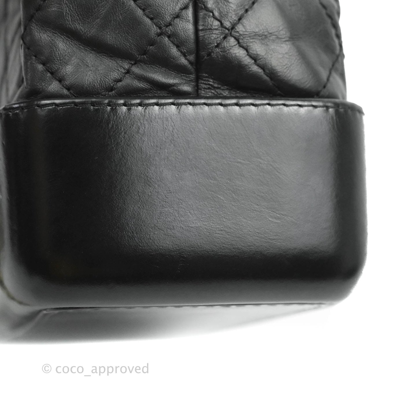 Chanel Small Gabrielle Backpack Black Aged Calfskin