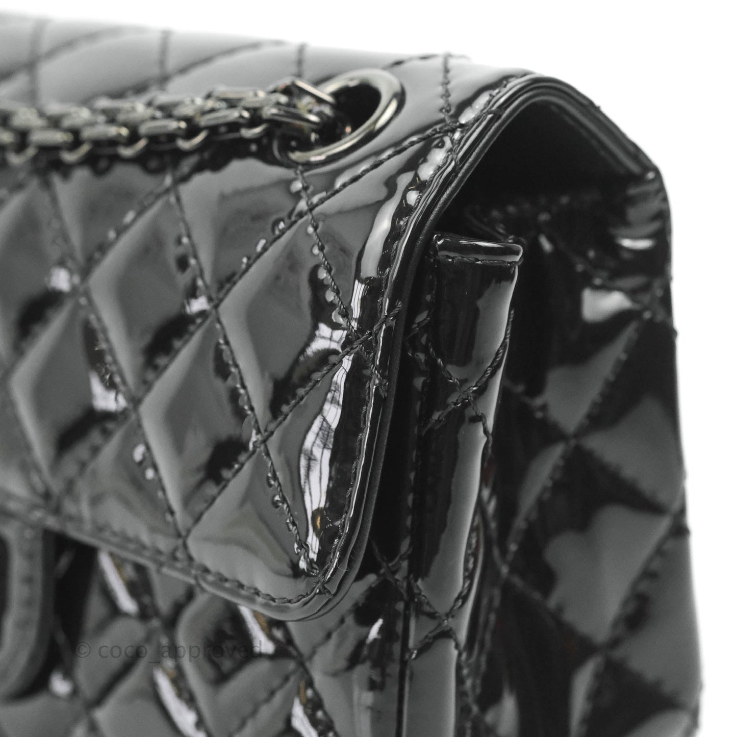 Chanel Quilted Mini Reissue 224 So Black Patent