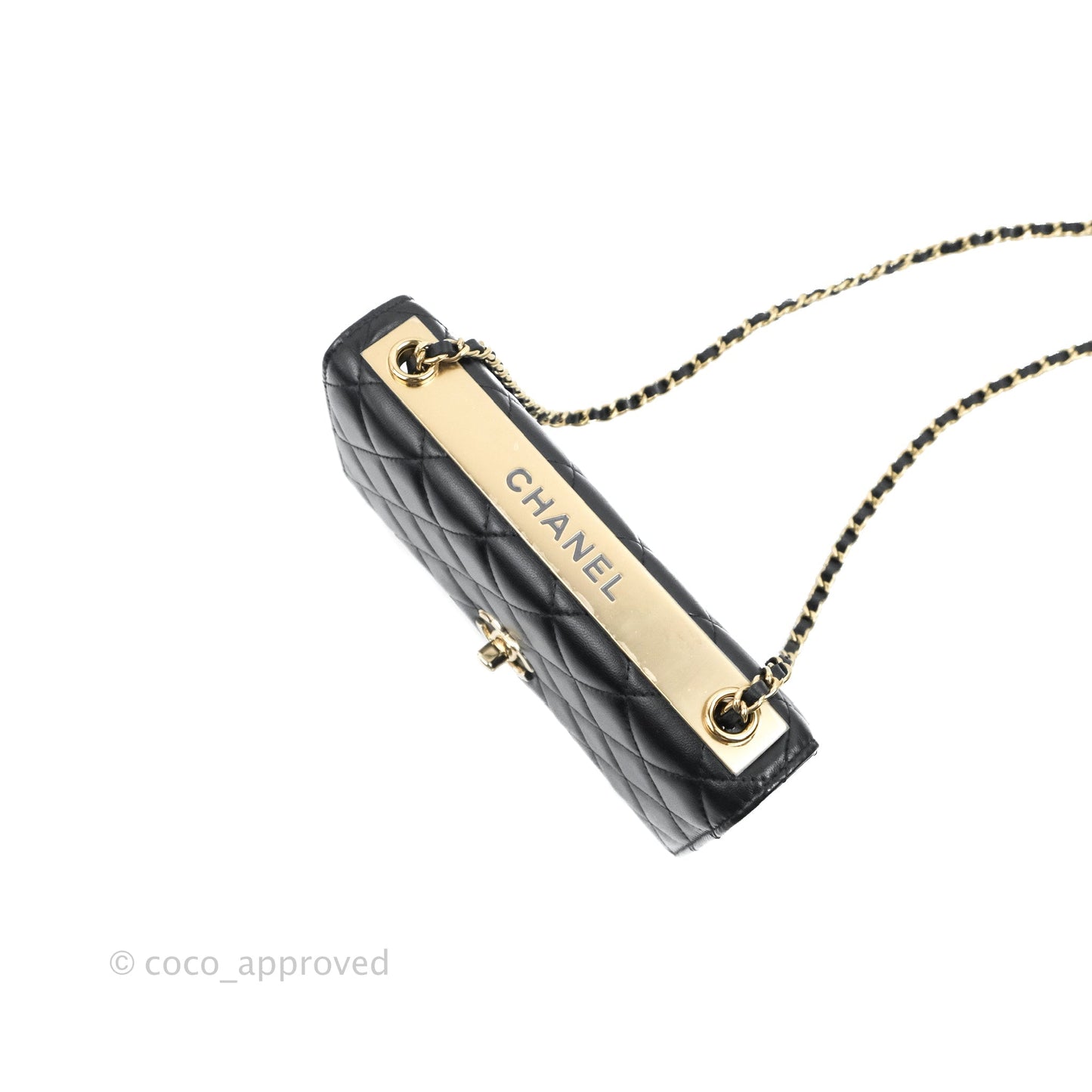 Chanel Trendy CC WOC Black Lambskin Gold Hardware