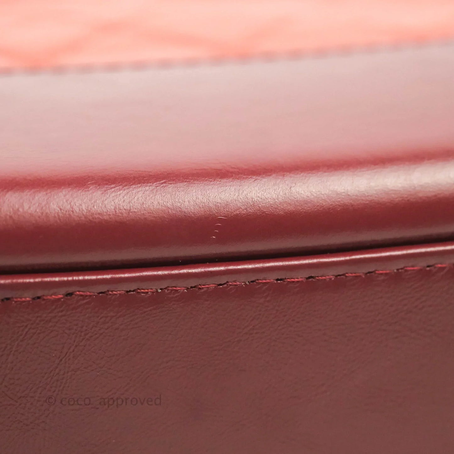 Chanel Large Gabrielle Hobo Red Aged Calfskin Mixed Hardware