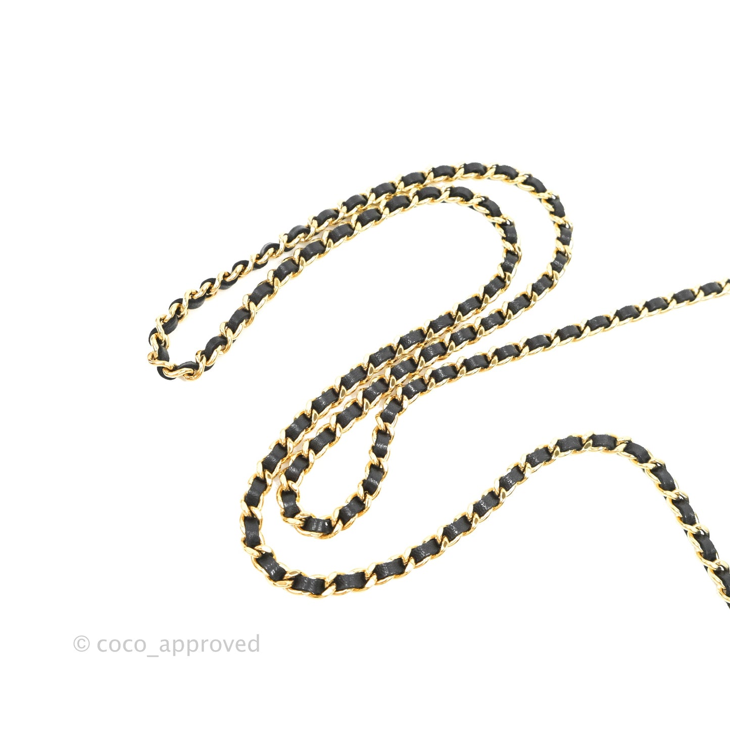 Chanel Quilted Classic Wallet on Chain WOC Black Lambskin Gold Hardware