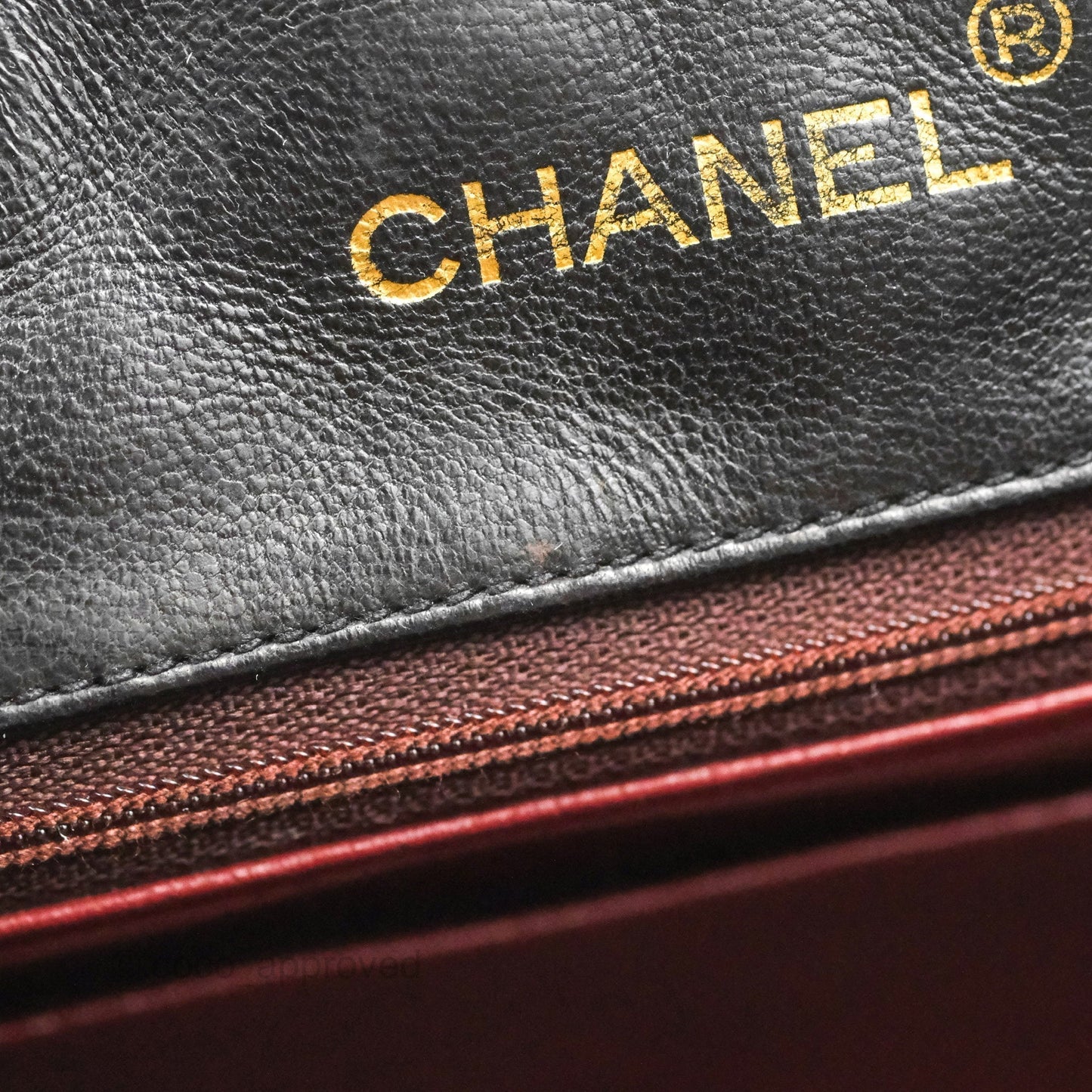 Chanel Vintage CC Clip-lock Flap Bag Black Lambskin 24K Gold Hardware