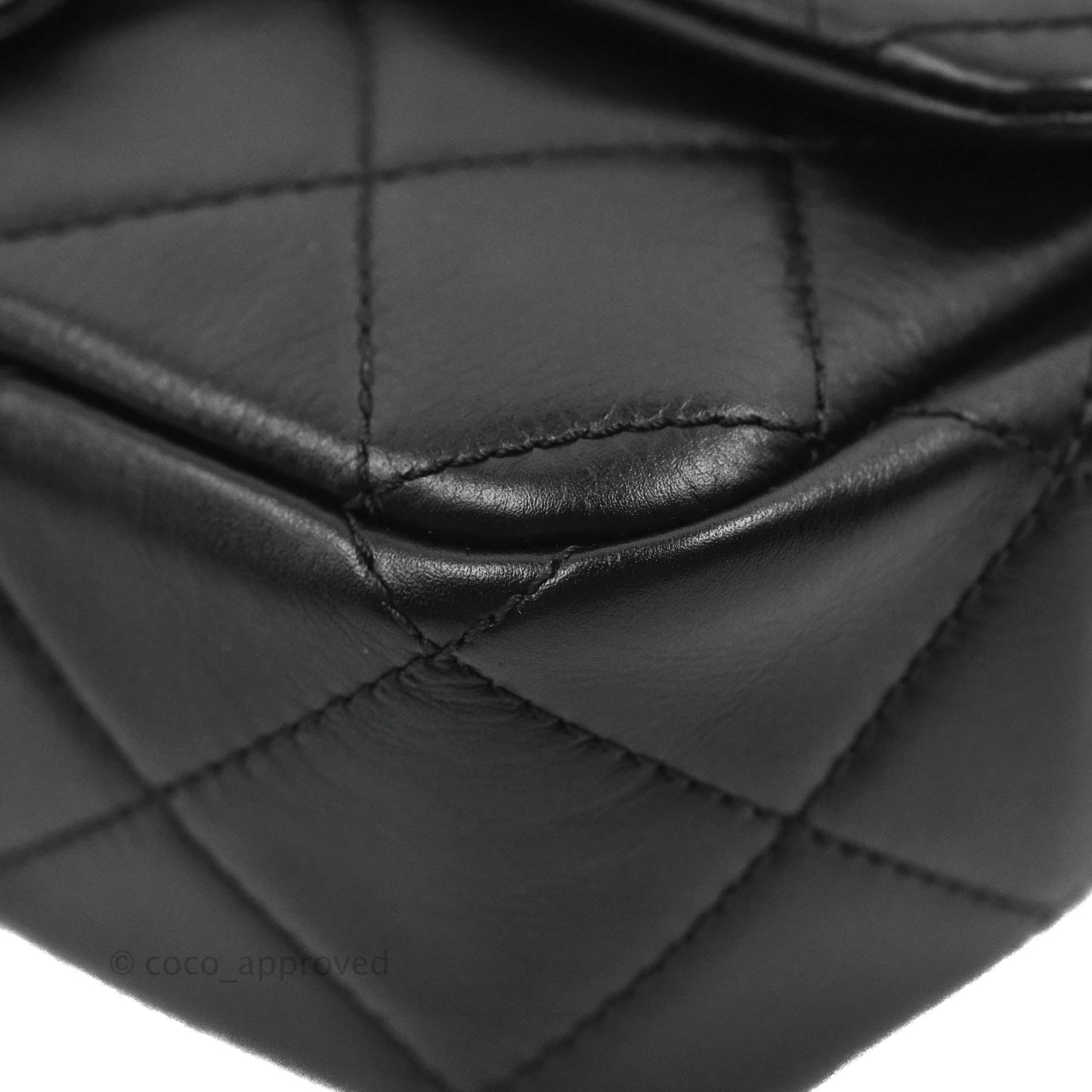Chanel Quilted Small Crystal Pearls Flap Black Calfskin Gold Hardware 20K