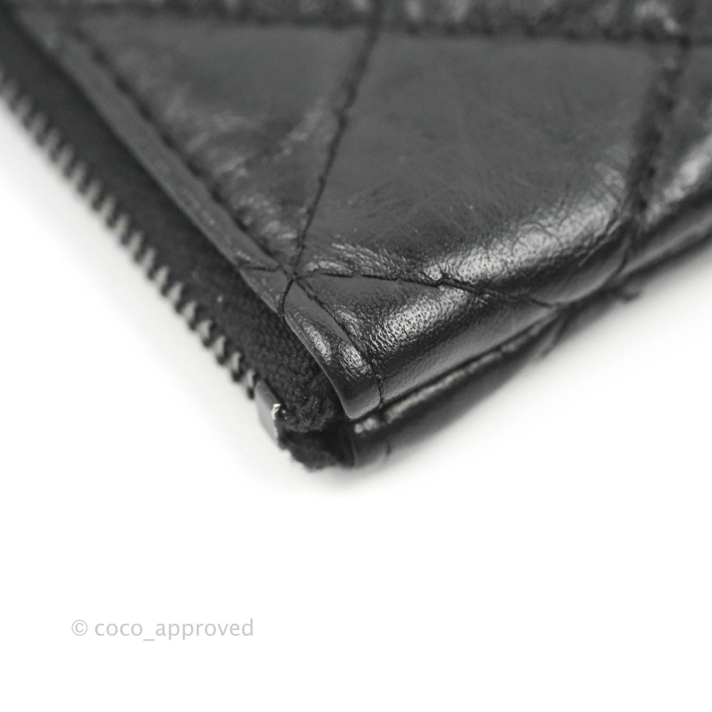 Chanel Quilted Mini Reissue O Case So Black Aged Calfskin