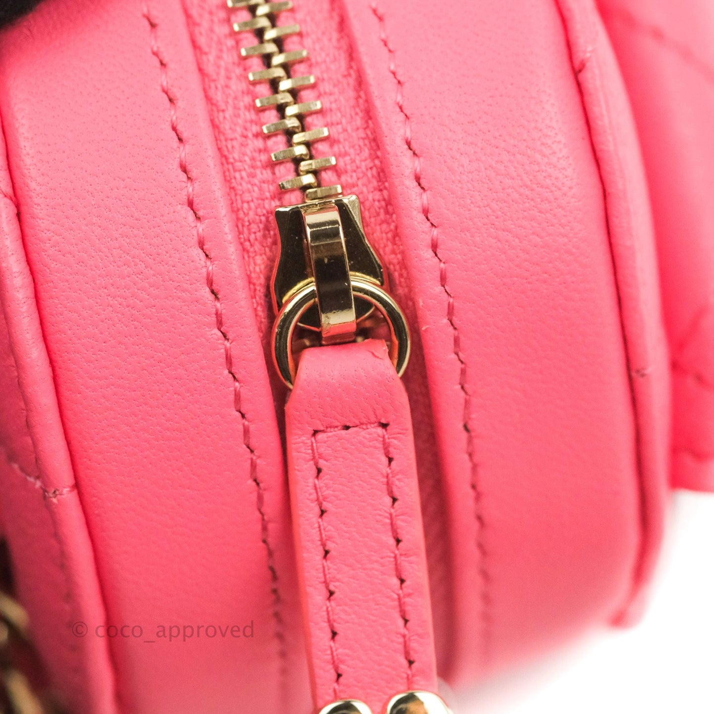Chanel Mini Heart Belt Bag Pink Lambskin Gold Hardware 22S