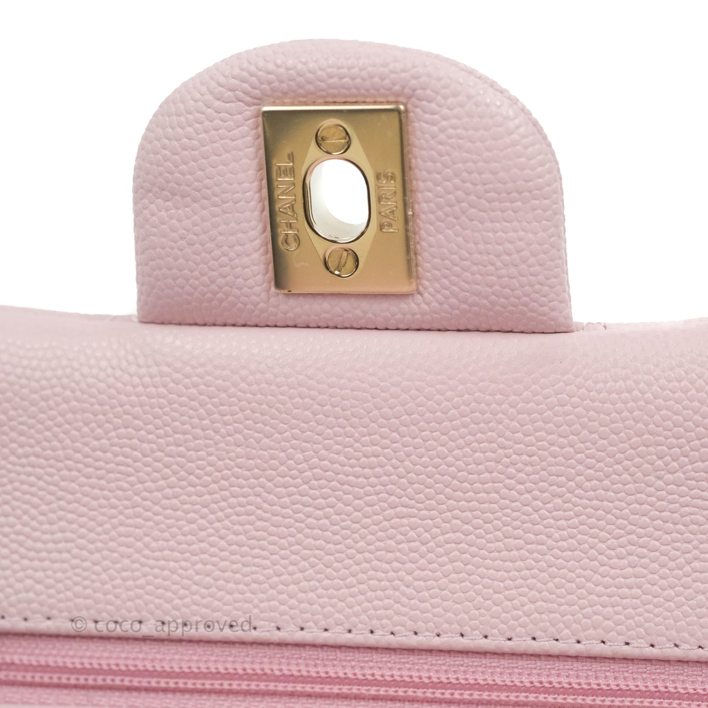 Chanel Classic Small S/M Flap Pink Caviar Gold Hardware