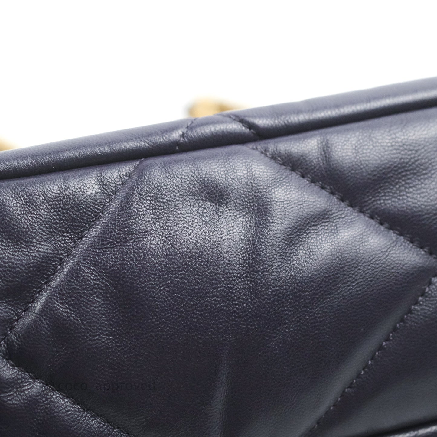 Chanel 19 Medium Dark Purple Mixed Hardware