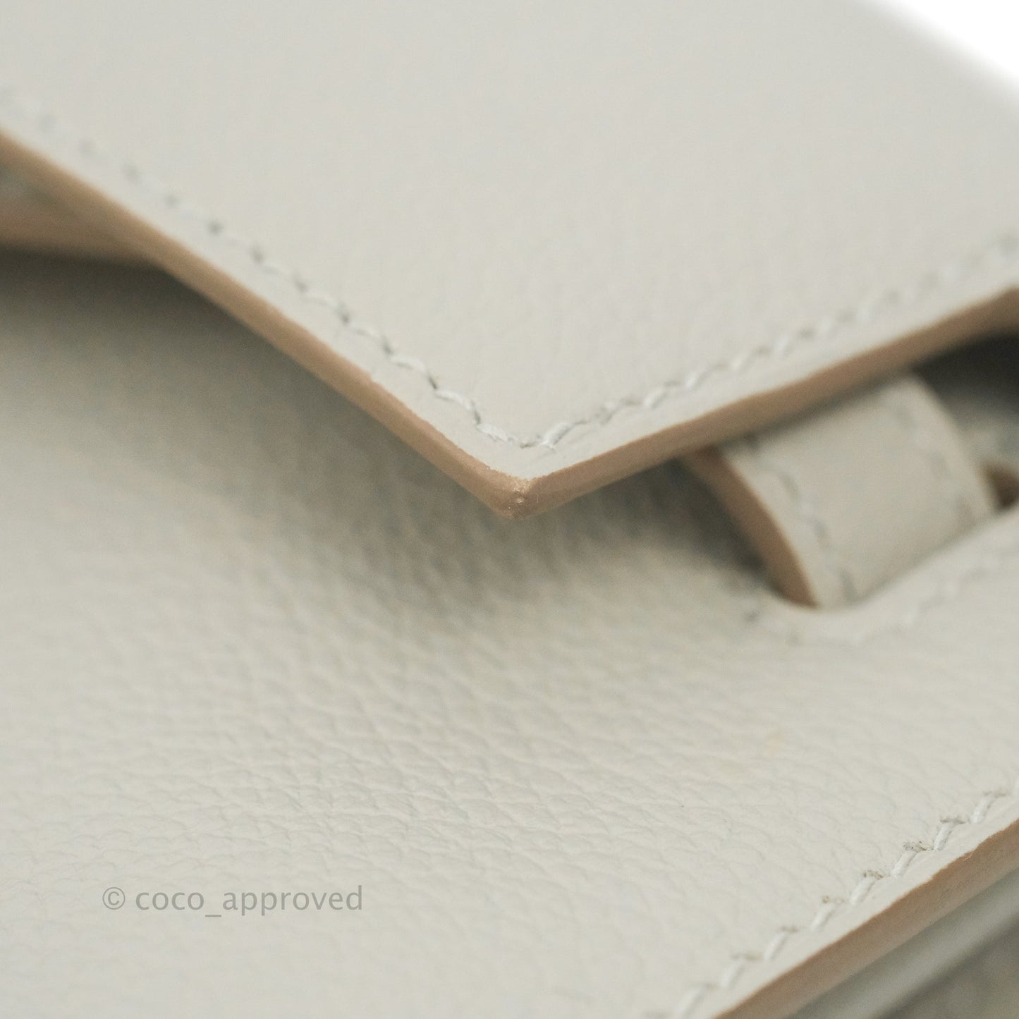 Hermès Kelly Danse II Bag Gris Perle 80 Evercolor Gold Hardware