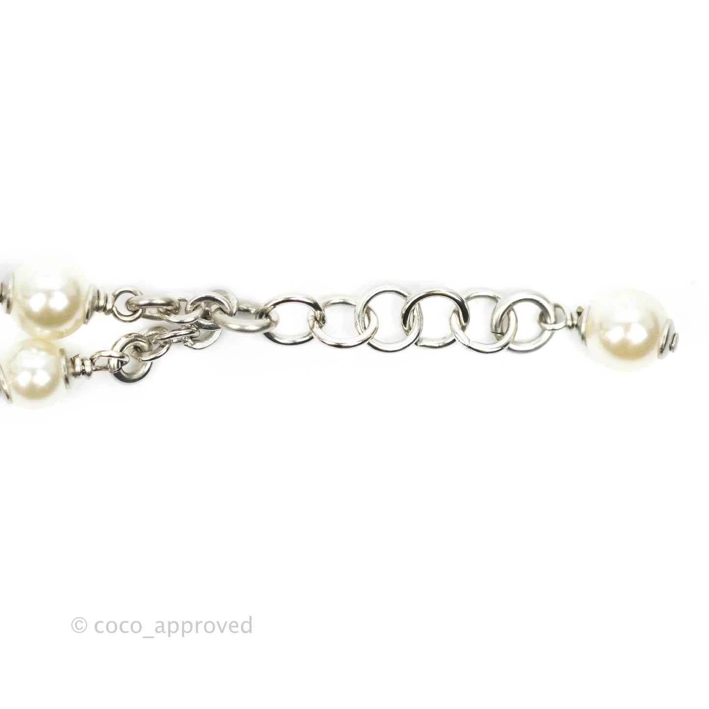 Chanel CC Pearl Crystal Bracelet 19K