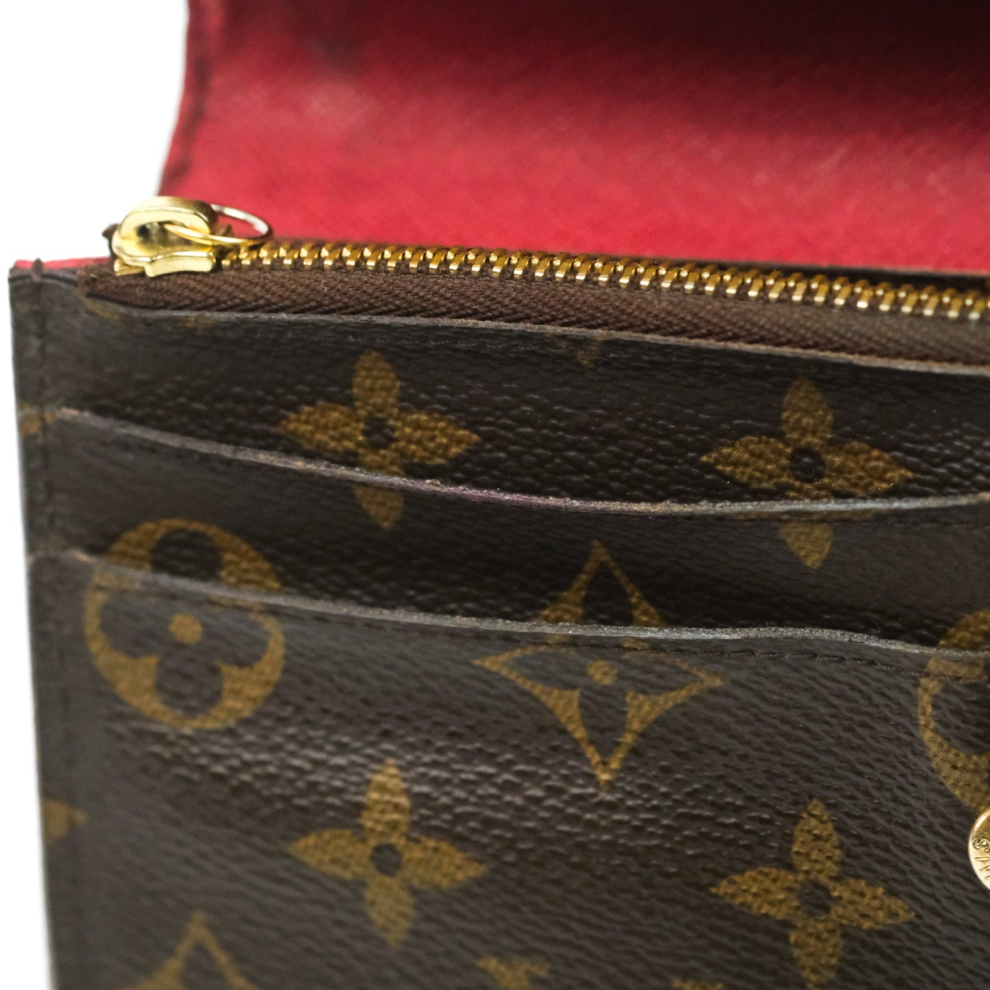 Louis Vuitton Emilie Wallet Monogram Red