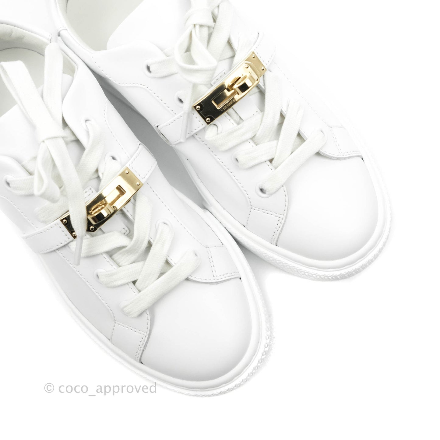 Hermès Day Sneakers White Size 37.5