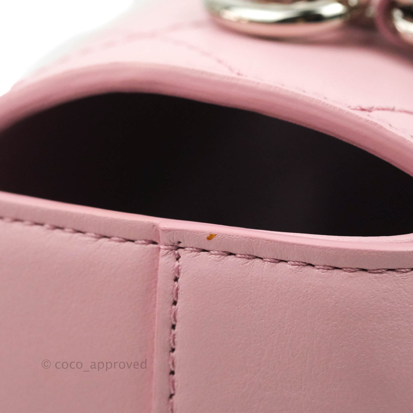 Chanel Stitched Ring My Bag Flap Crossbody Pink Calfskin