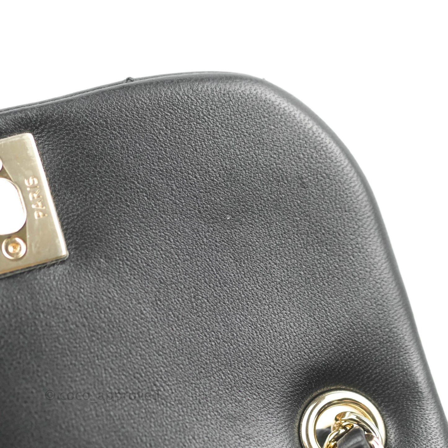 Chanel Quilted Small Duma Drawstring Backpack Black Calfskin 22C