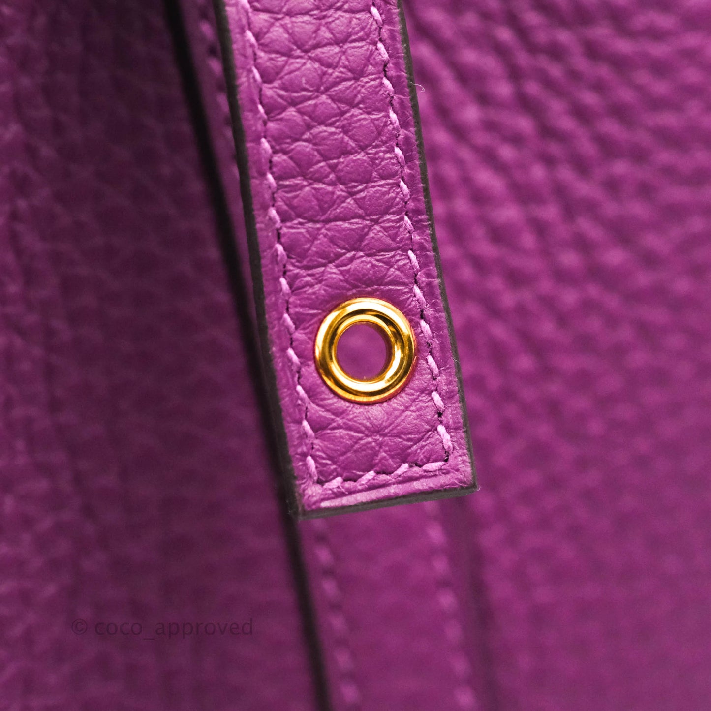 Hermès Picotin Lock 18 P9 Anemone Clemence Gold Hardware