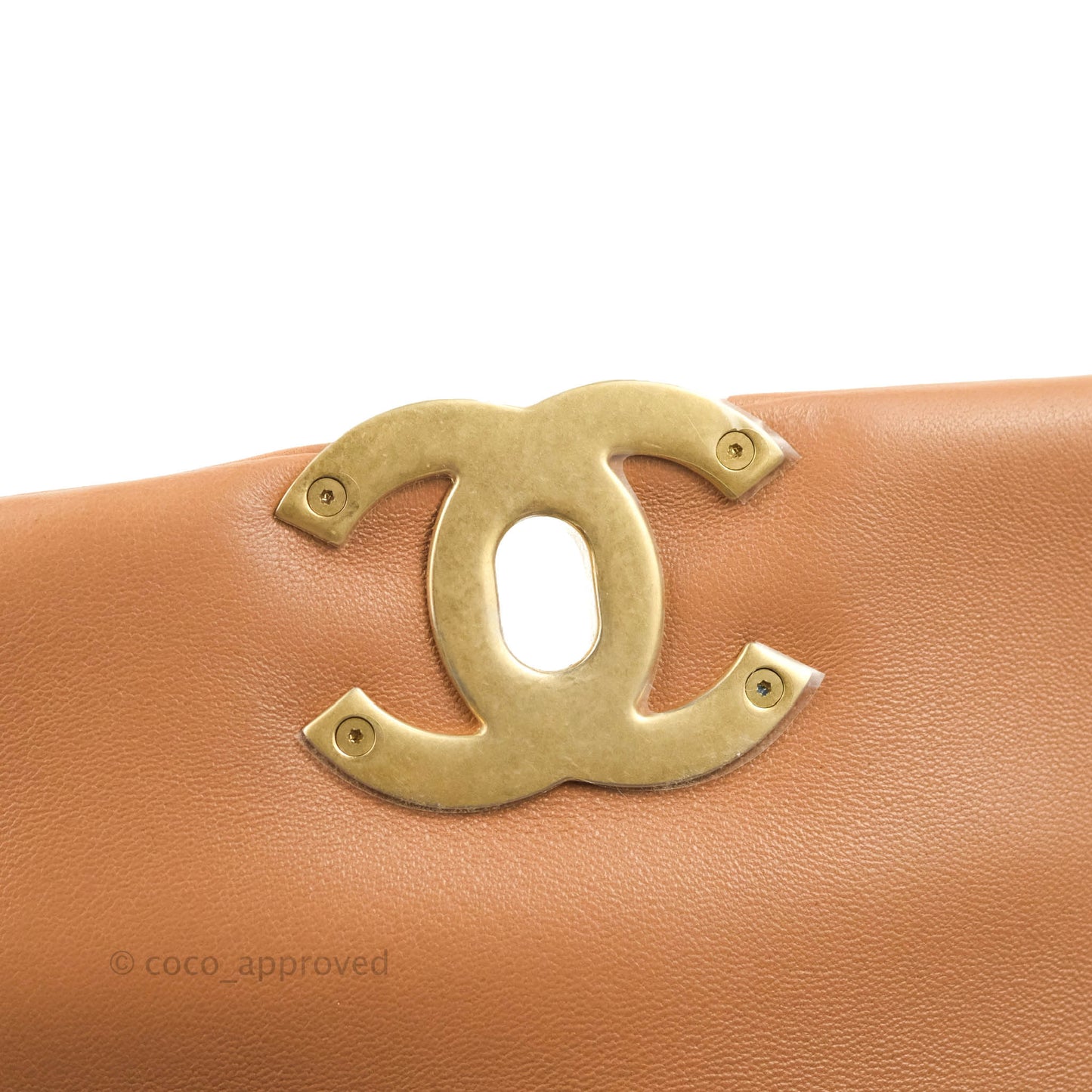 Chanel 19 Small Caramel Dark Beige Lambskin Mixed Hardware 21K