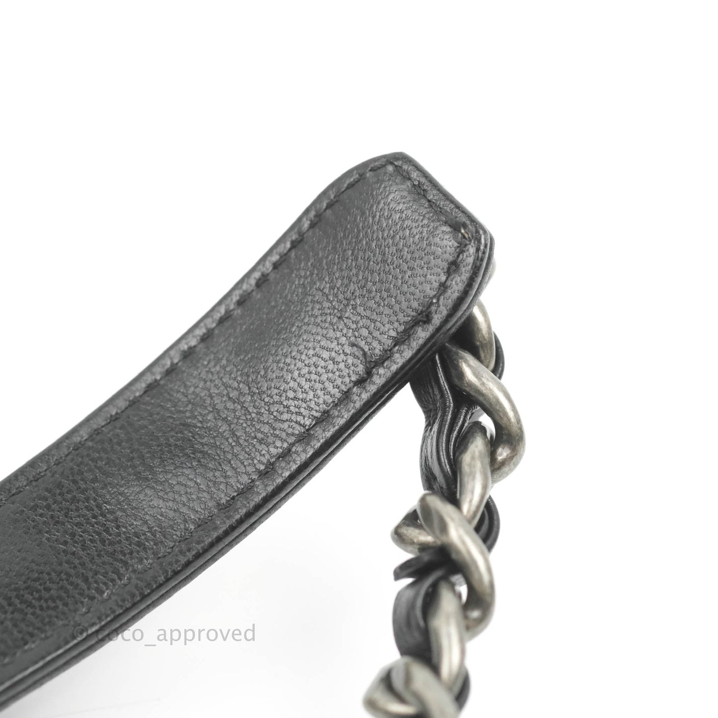 Chanel 19 Small Black Goatskin Mixed Hardware 20B