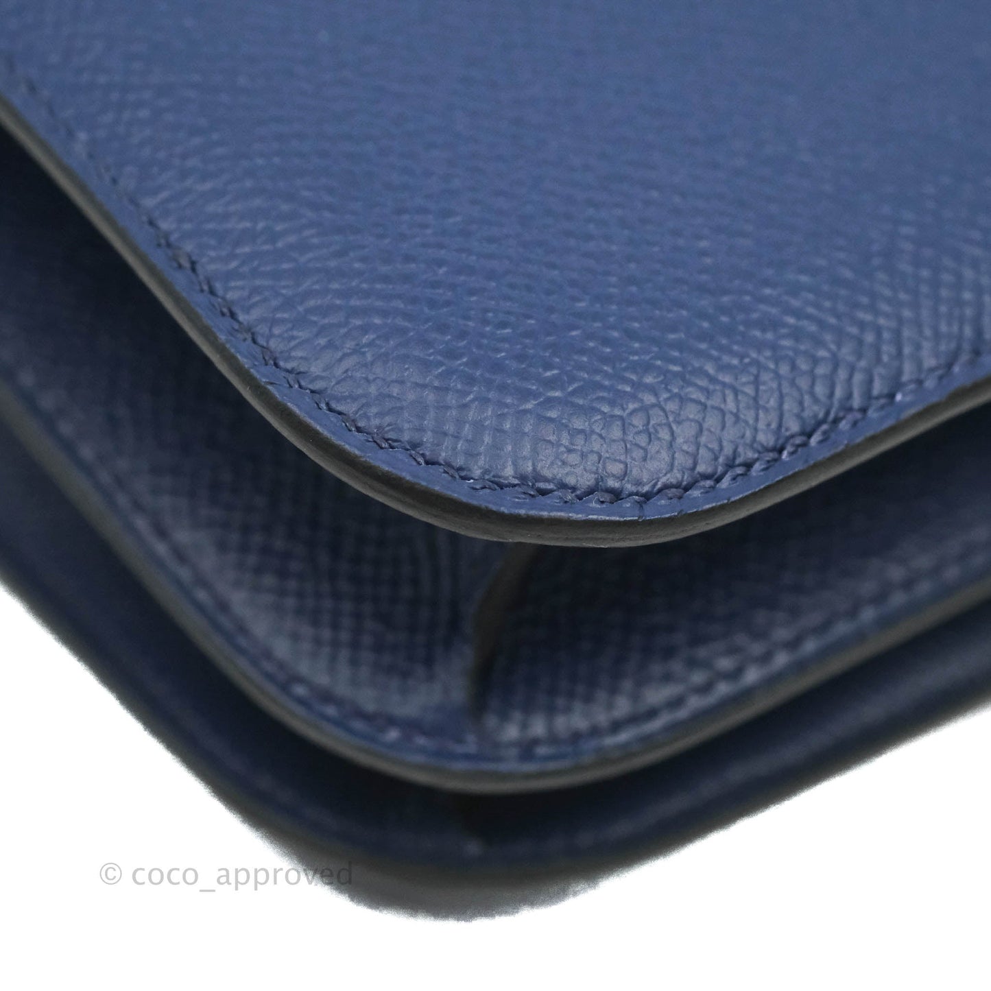 Hermès Constance Mini 18cm Bleu Saphir Epsom Gold Hardware