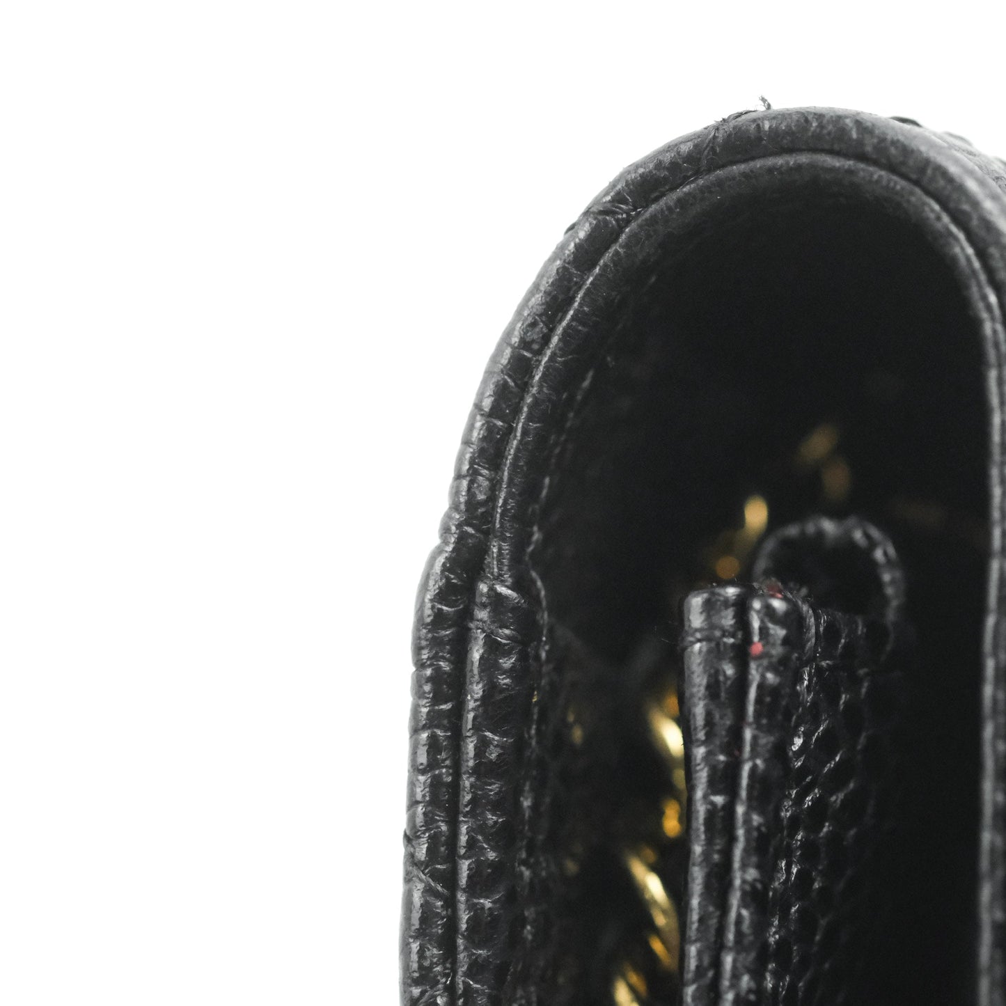 Chanel Quilted Classic WOC Black Caviar Gold Hardware