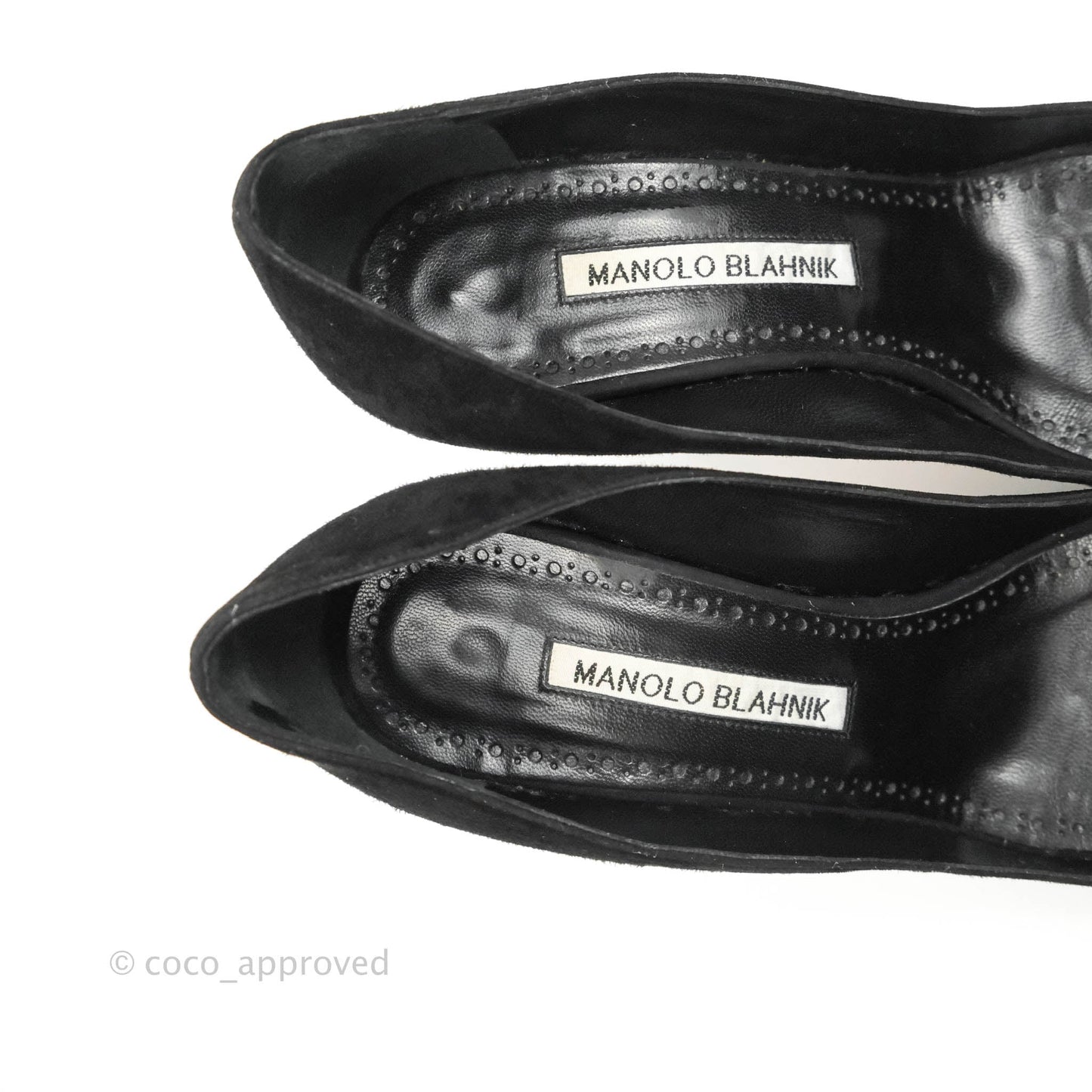 Manolo Blahnik Black Velvet Size 35.5