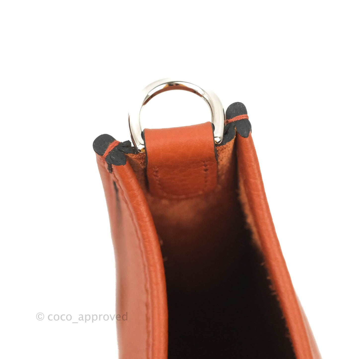 Hermès Mini Evelyne 16 Brick Clemence Palladium Hardware