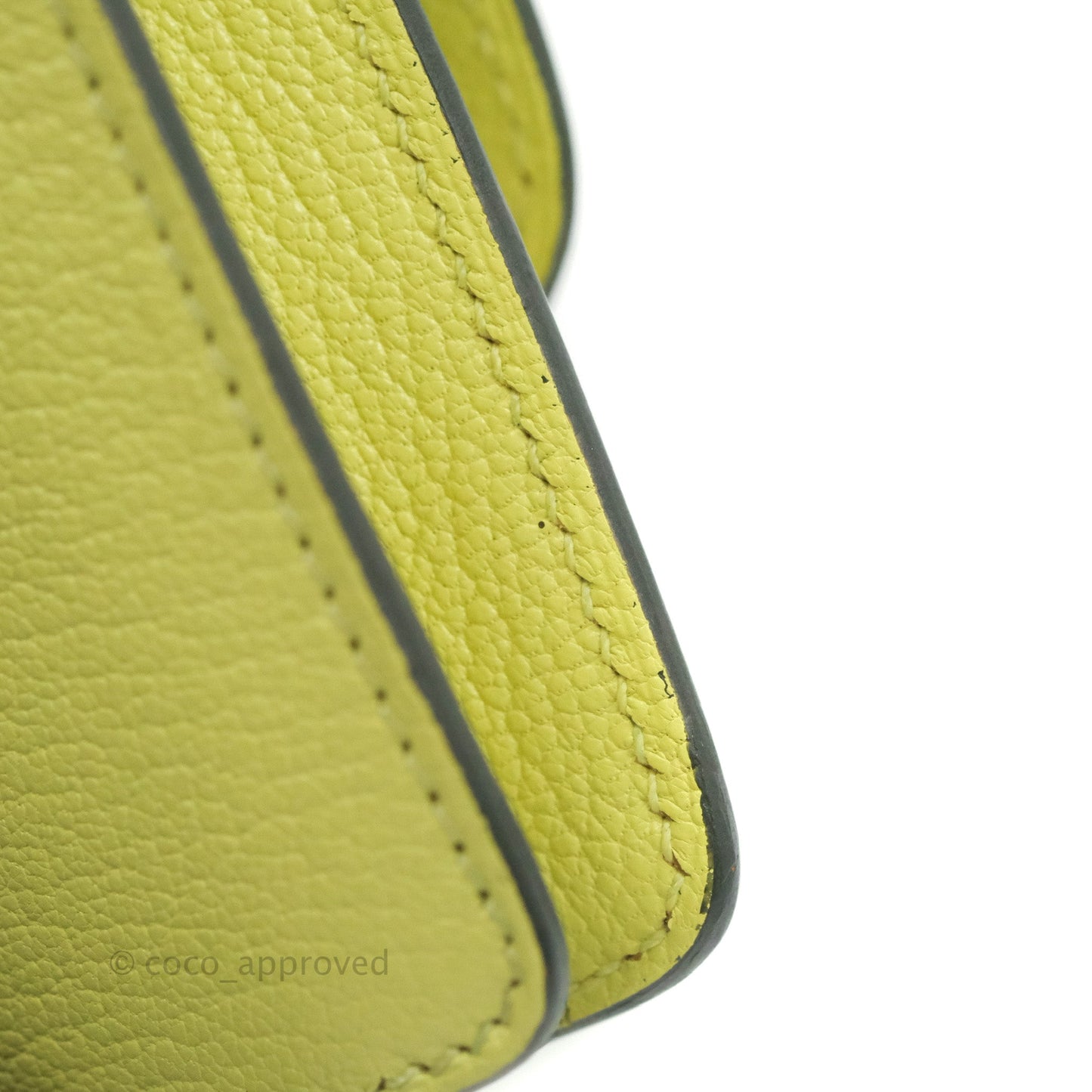 Hermès Roulis Slim Wallet Chevre Mysore Jaune Bourgeon Gold Hardware