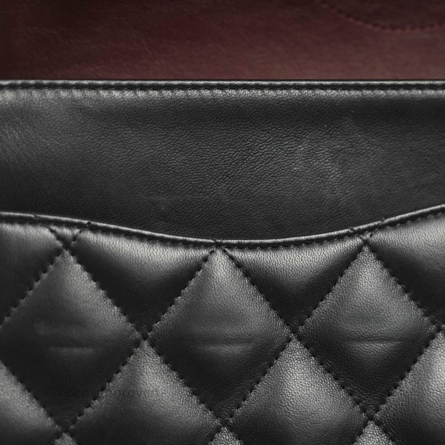 Chanel Jumbo Double Flap Black Lambskin Silver Hardware⁣⁣