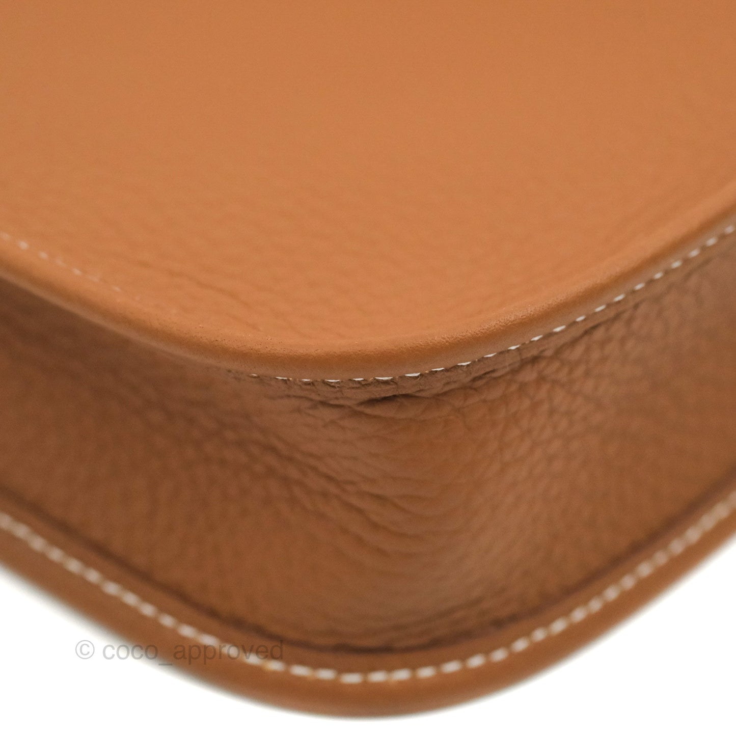 Hermès Mini Evelyne 16 Gold Clemence Palladium Hardware