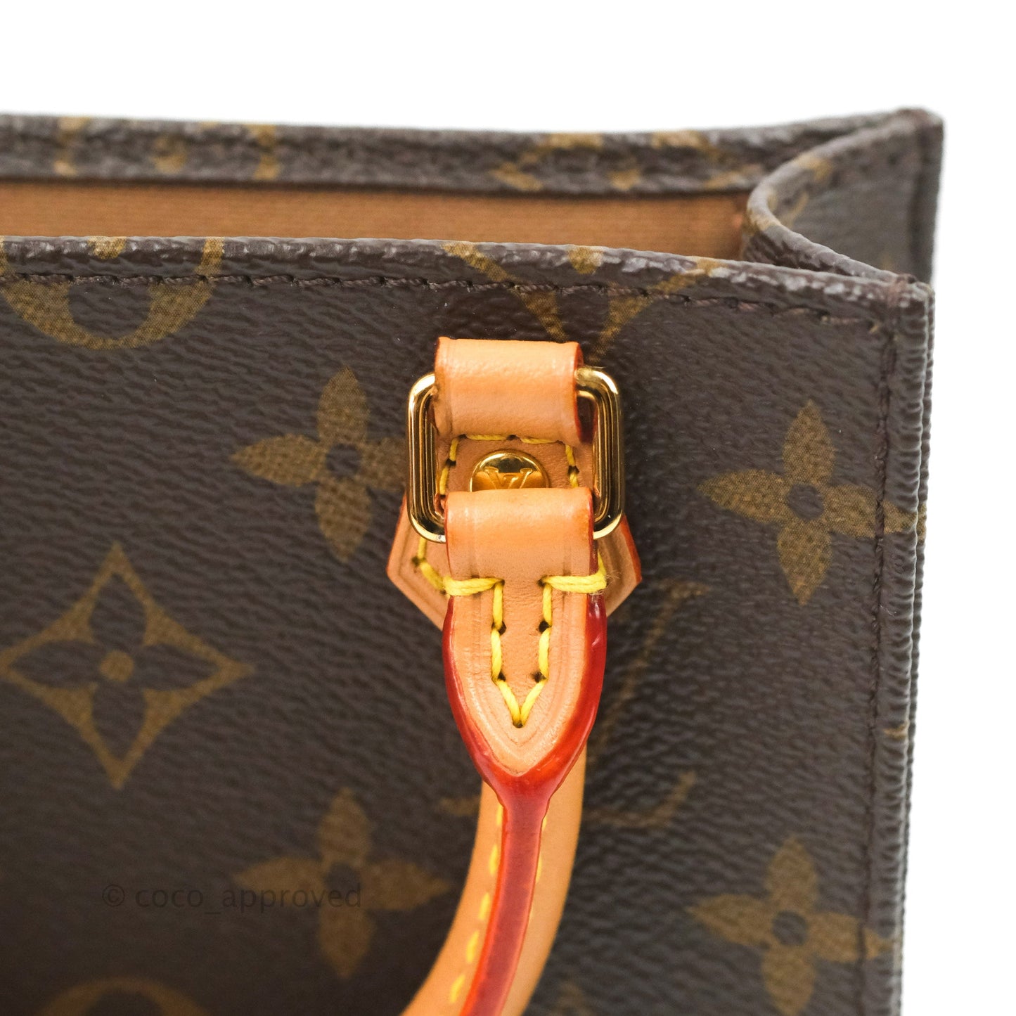 Louis Vuitton Petit Sac Plat Bag Monogram Canvas