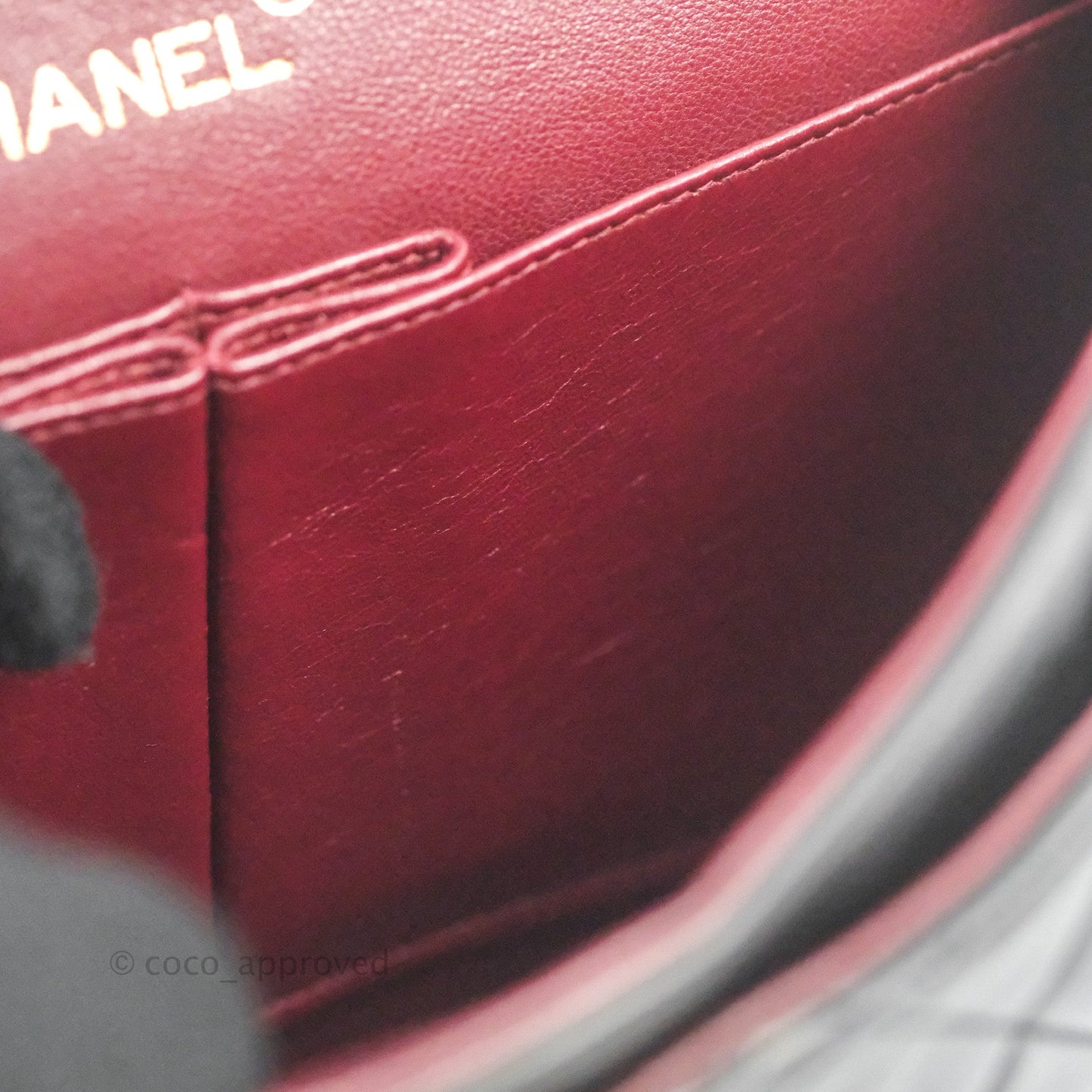Chanel Vintage Classic Small S/M Flap Black Lambskin 24K Gold Hardware