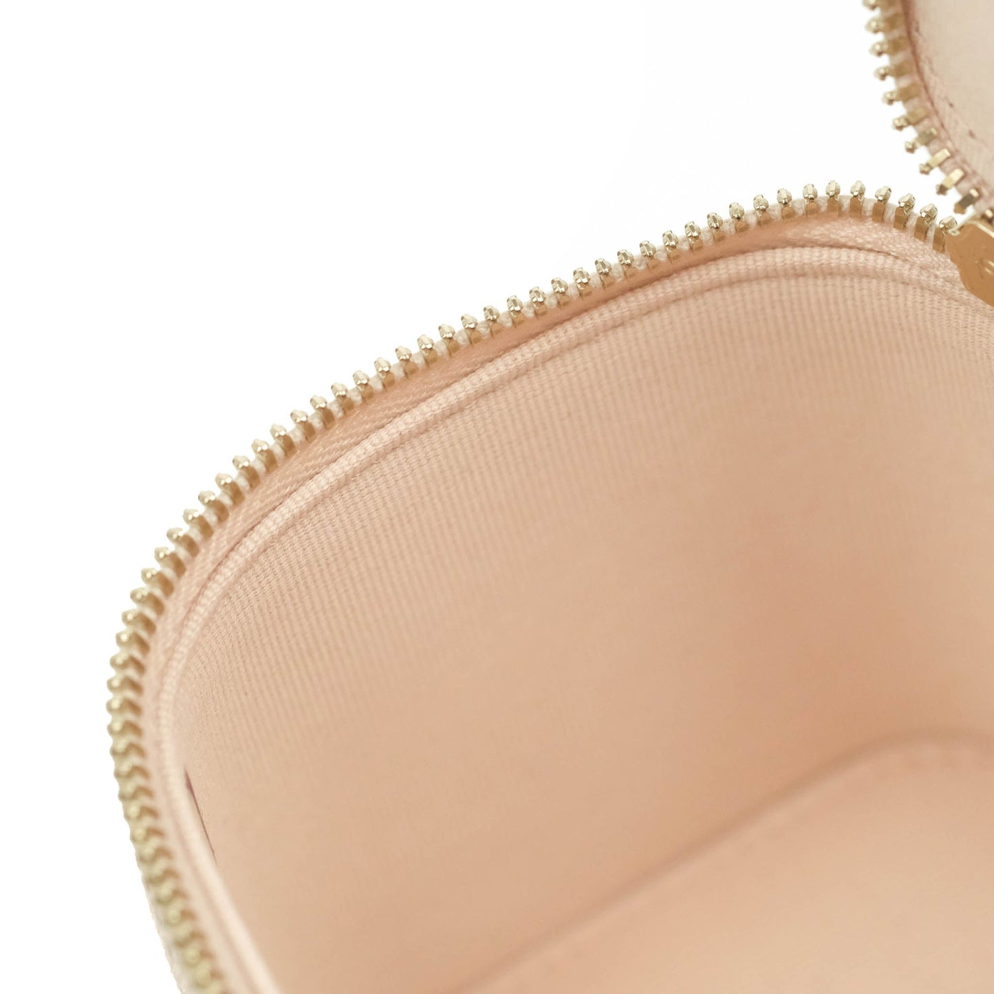 Chanel Vanity with Classic Chain Light Beige Caviar Gold Hardware 22C