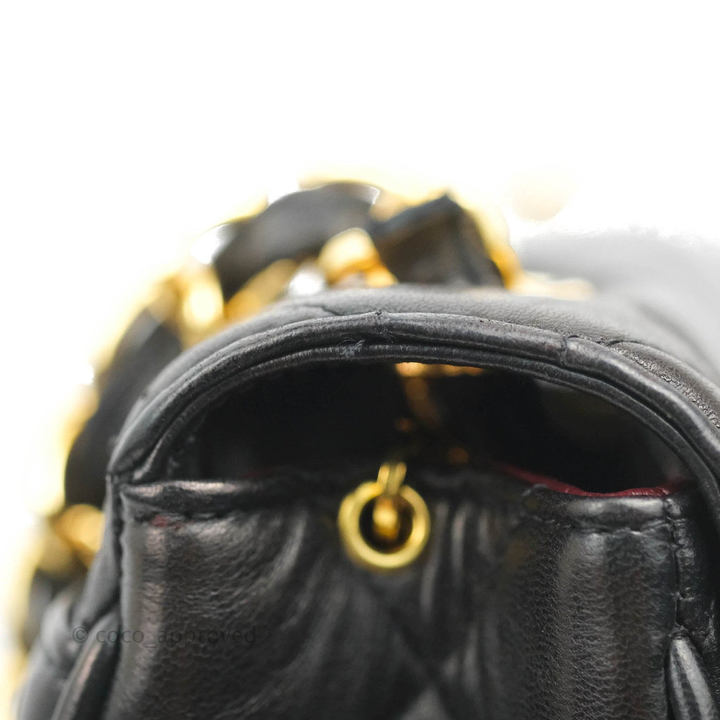 Chanel Quilted XL Vintage Black Lambskin Large 24K CC Bag