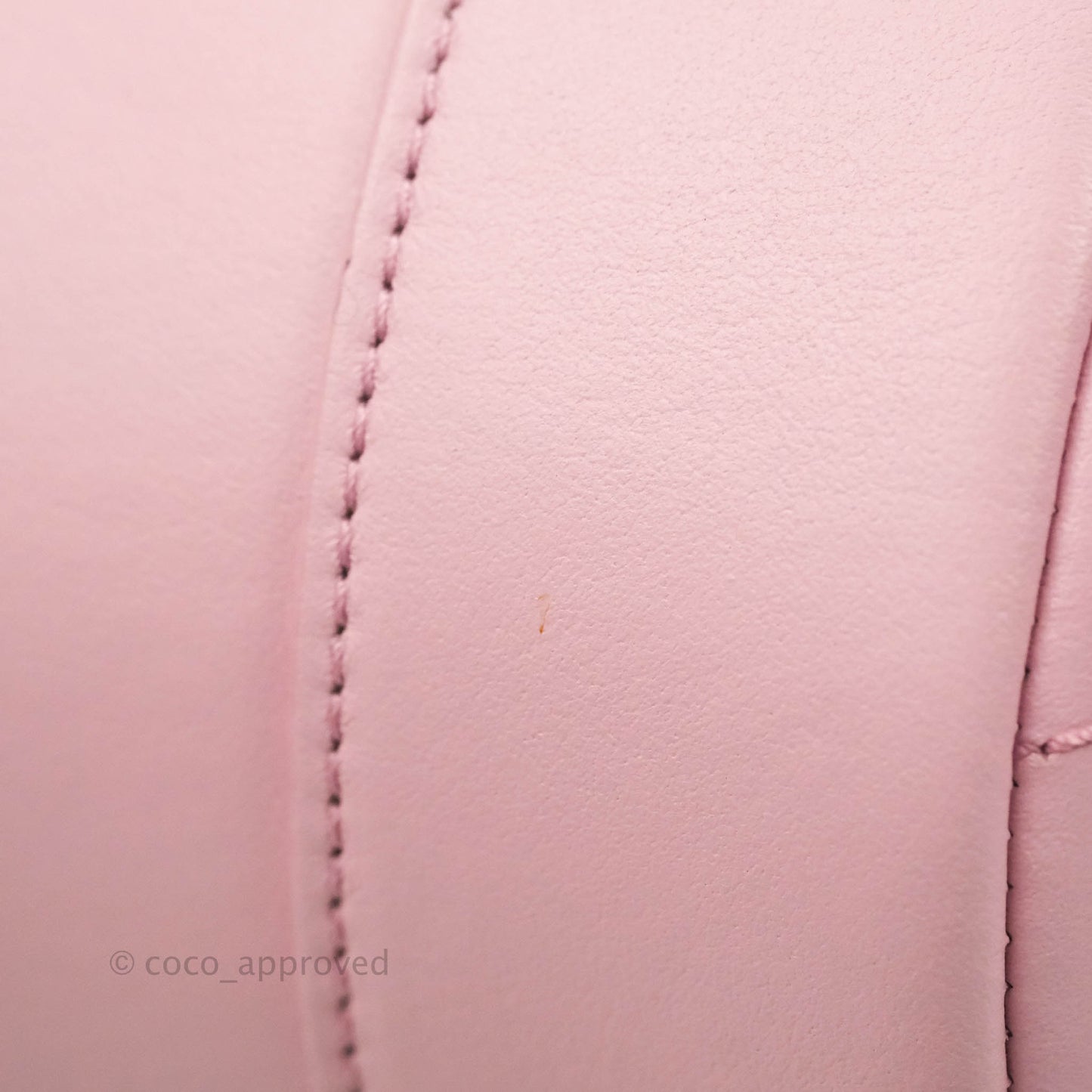 Chanel Stitched Ring My Bag Flap Crossbody Pink Calfskin