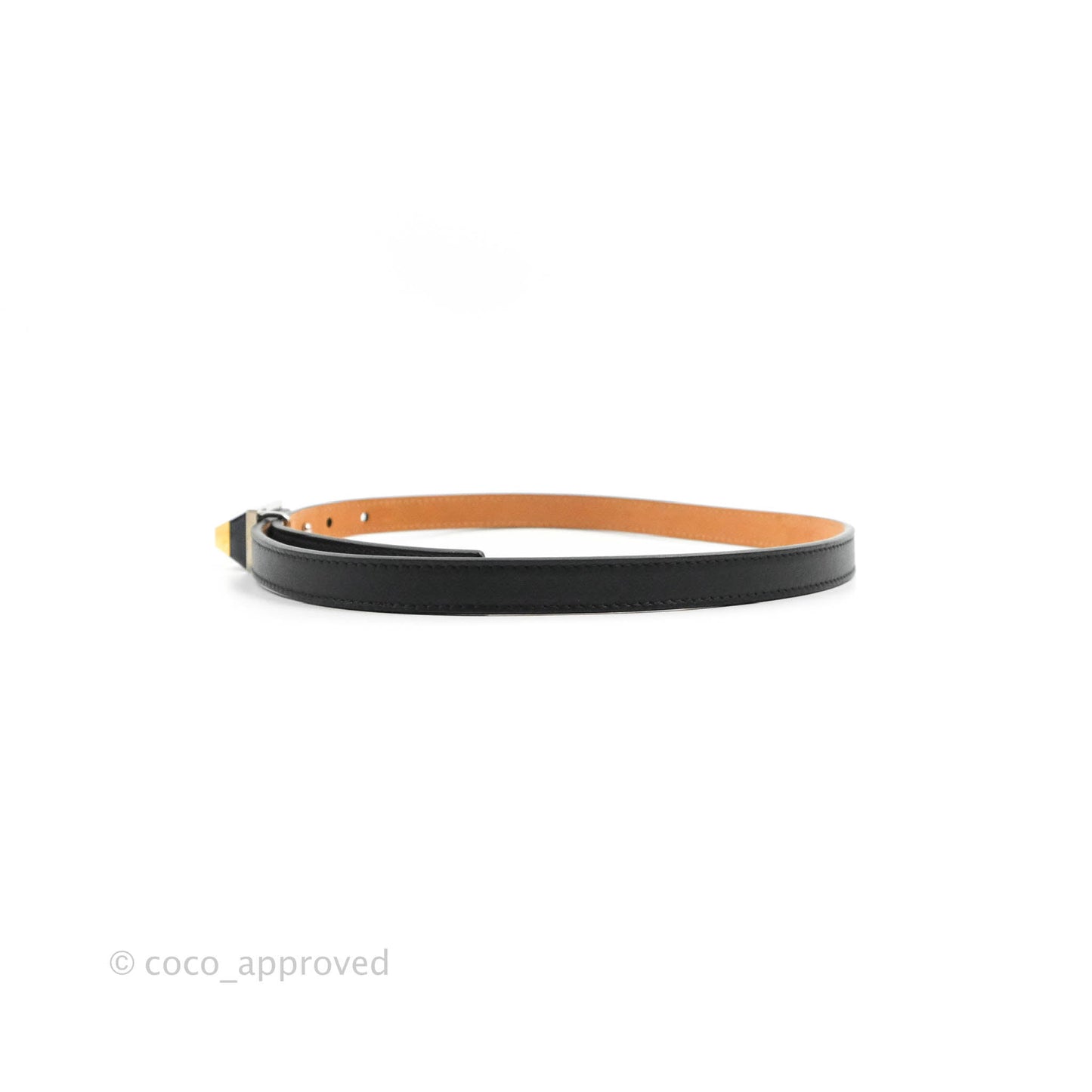 Fendi Calfskin Studded Belt