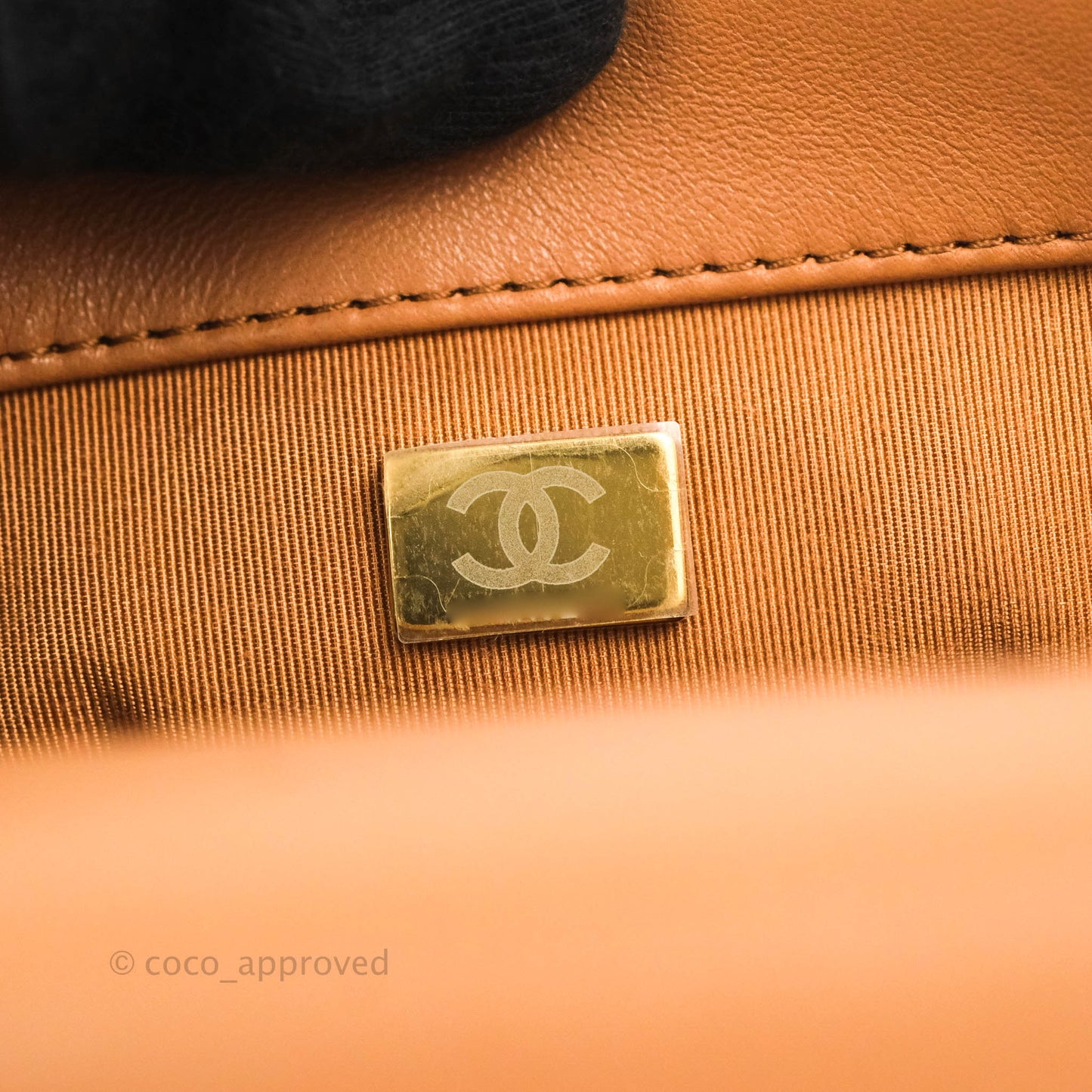 Chanel 19 Small Caramel Dark Beige Lambskin Mixed Hardware 21K
