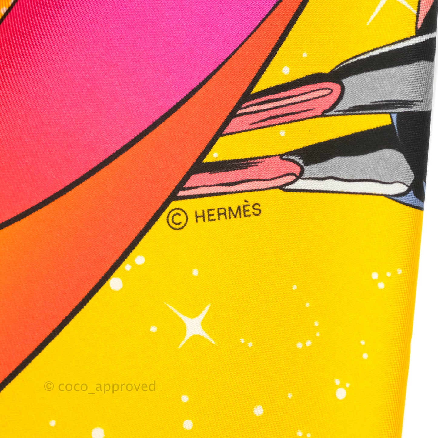 Hermès Space Derby scarf 90
