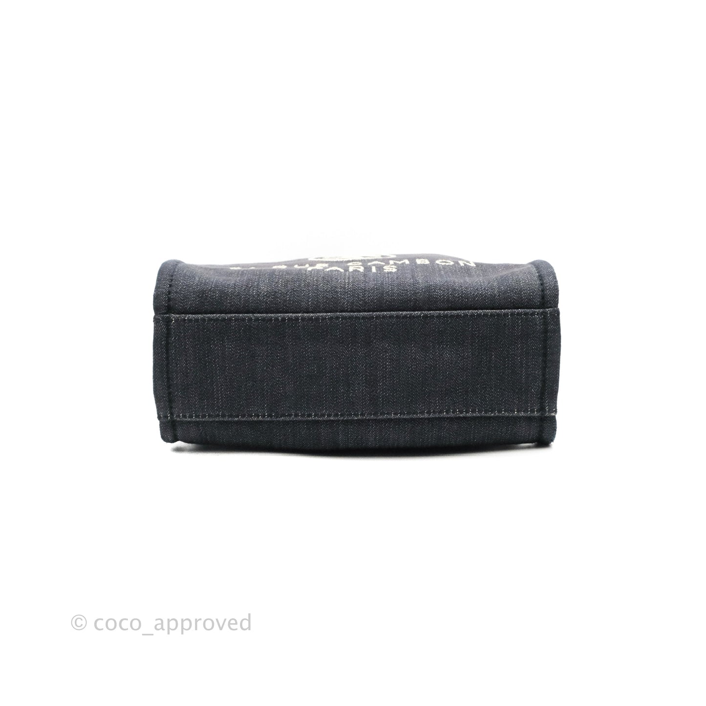 Chanel Mini Deauville Denim Gold Hardware Tote