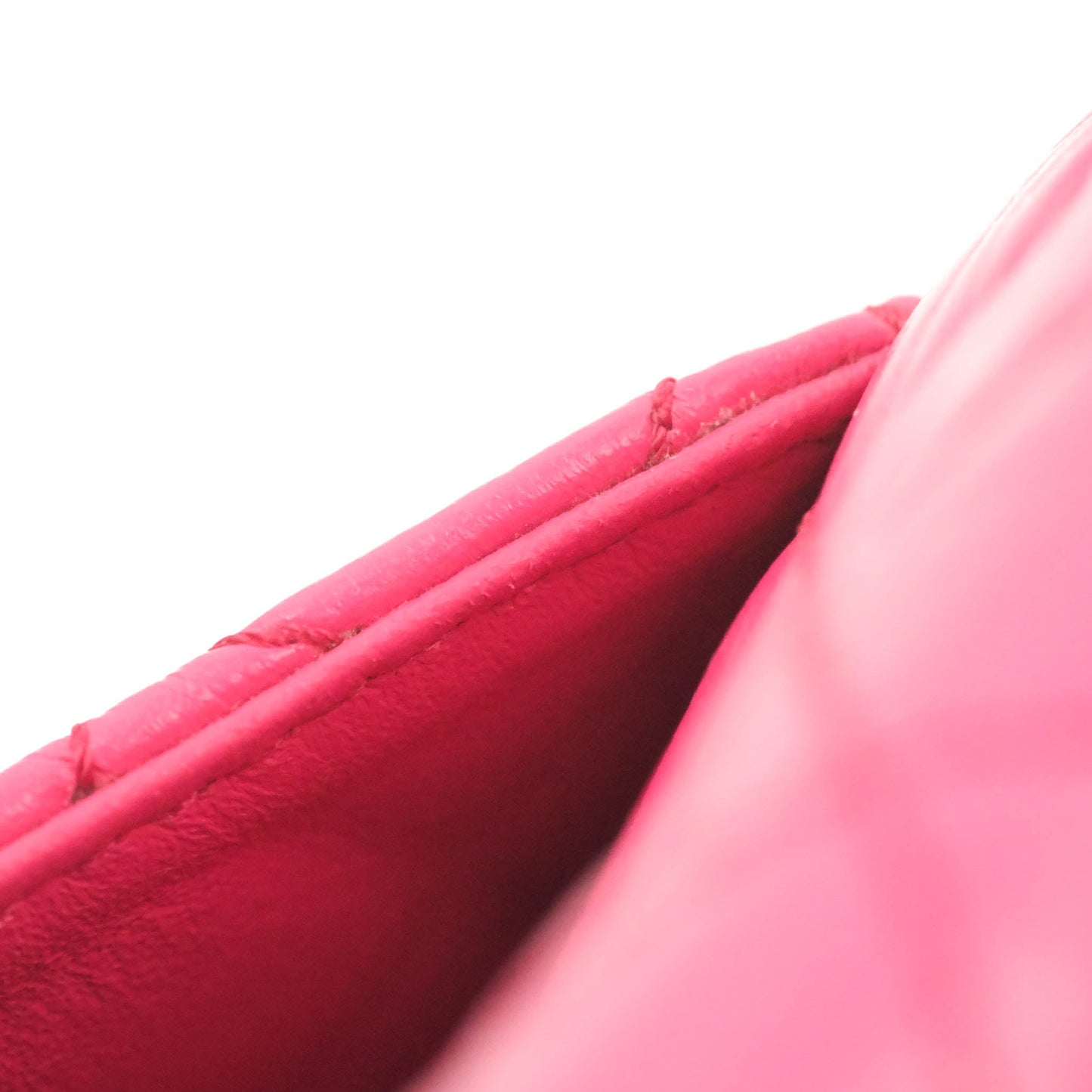 Chanel Mini Reissue 224 Fuschia Pink Aged Calfskin Aged Gold Hardware