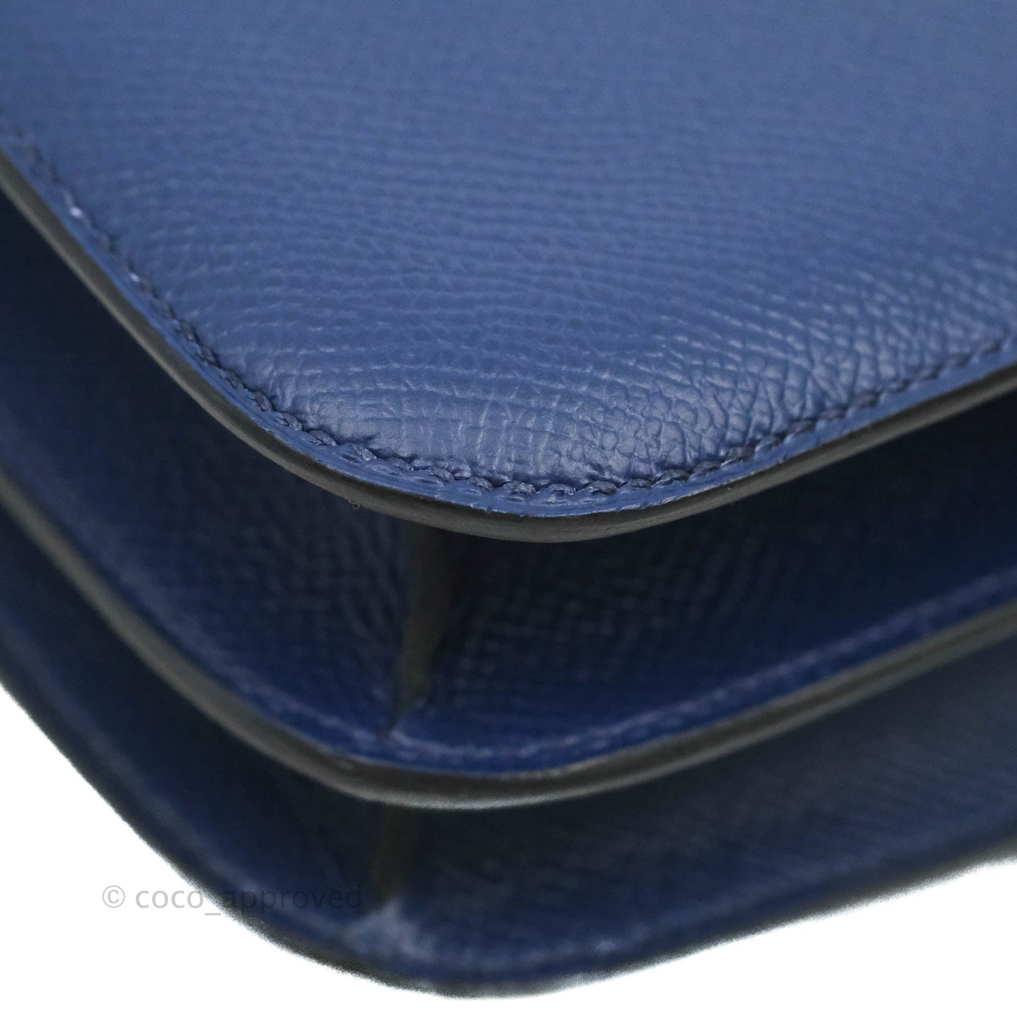 Hermès Constance Mini 18cm Bleu Saphir Epsom Gold Hardware