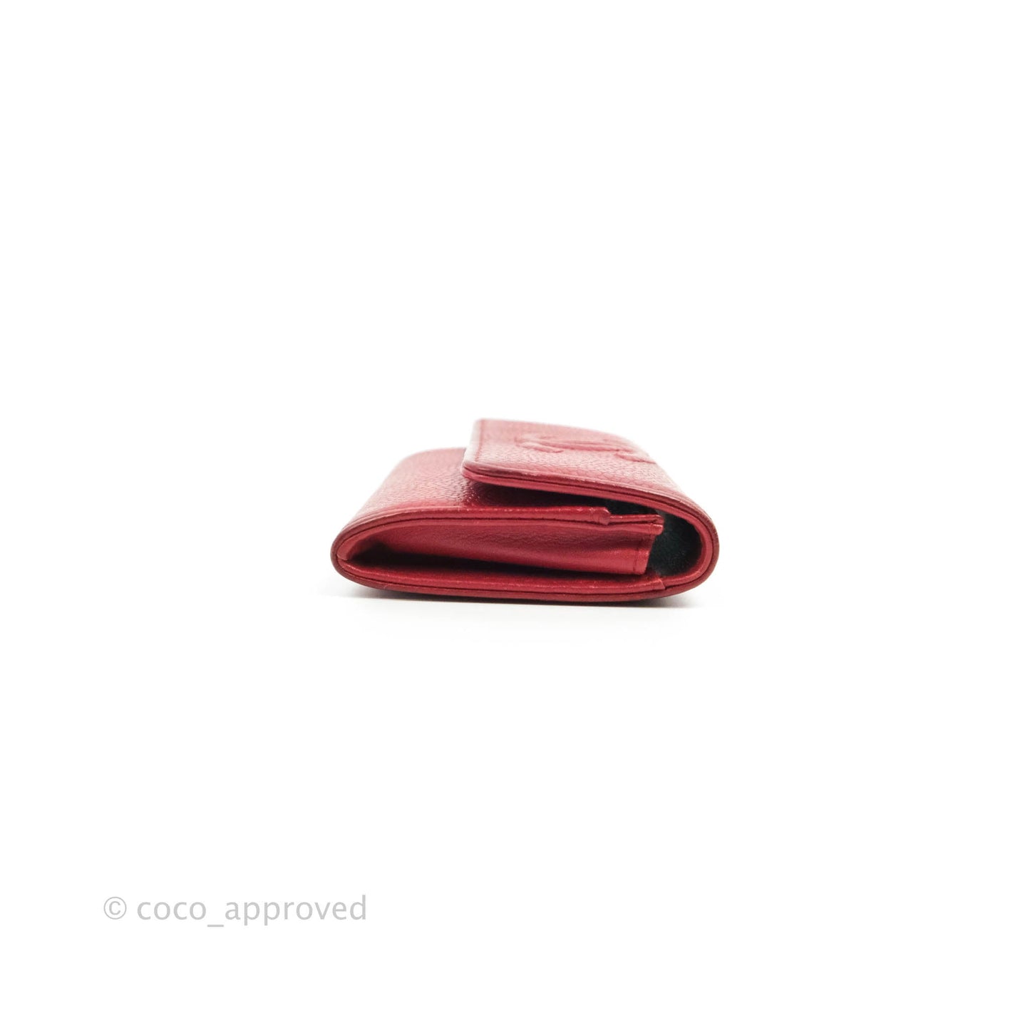 Chanel Timeless Business Card Holder Interlocking CC Logo Wallet