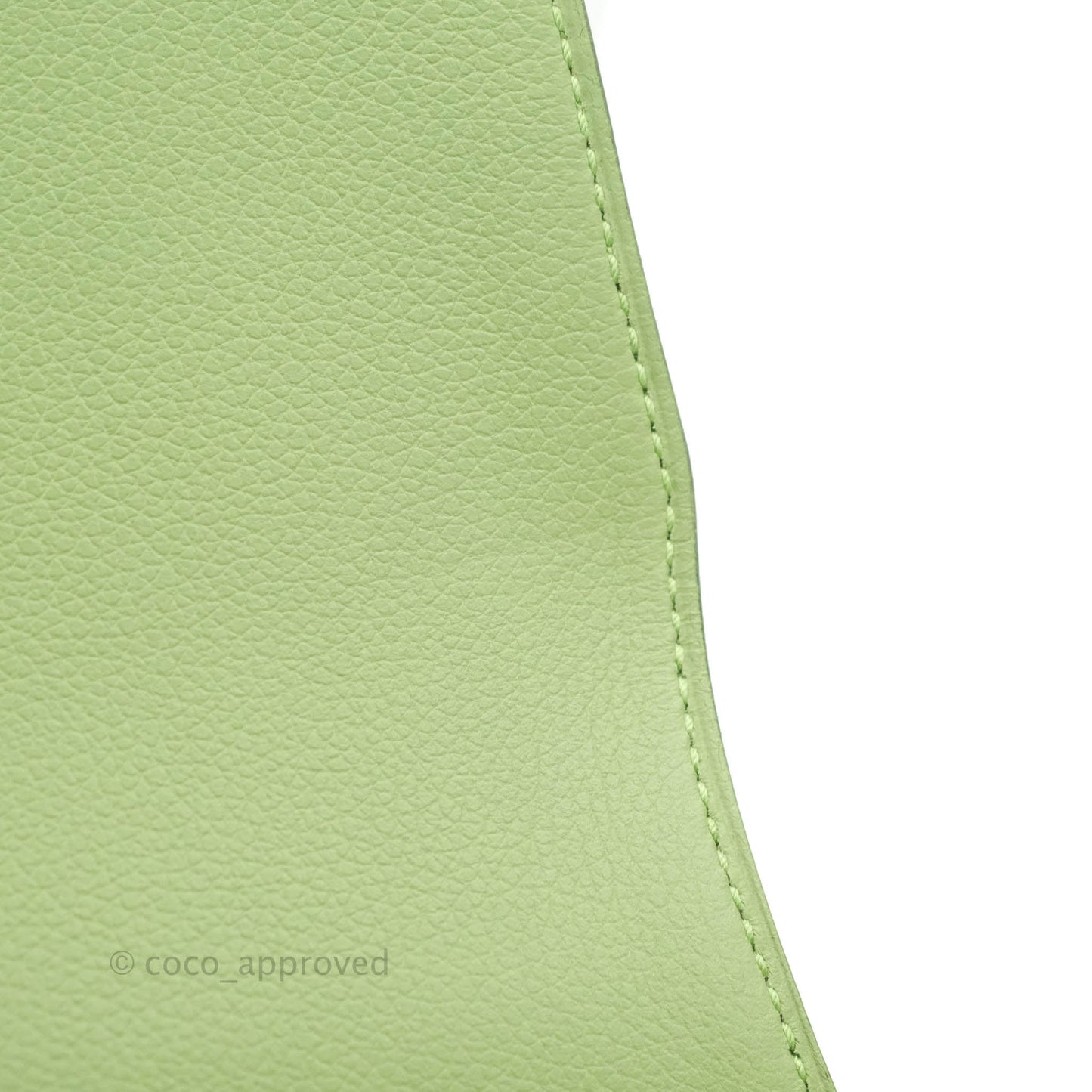 Hermès Roulis Mini 18 Evercolor Vert Criquet Palladium Hardware