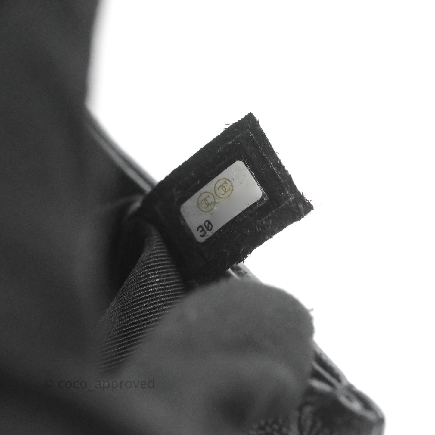 Chanel Small Boy Quilted Black Caviar Ruthenium Hardware