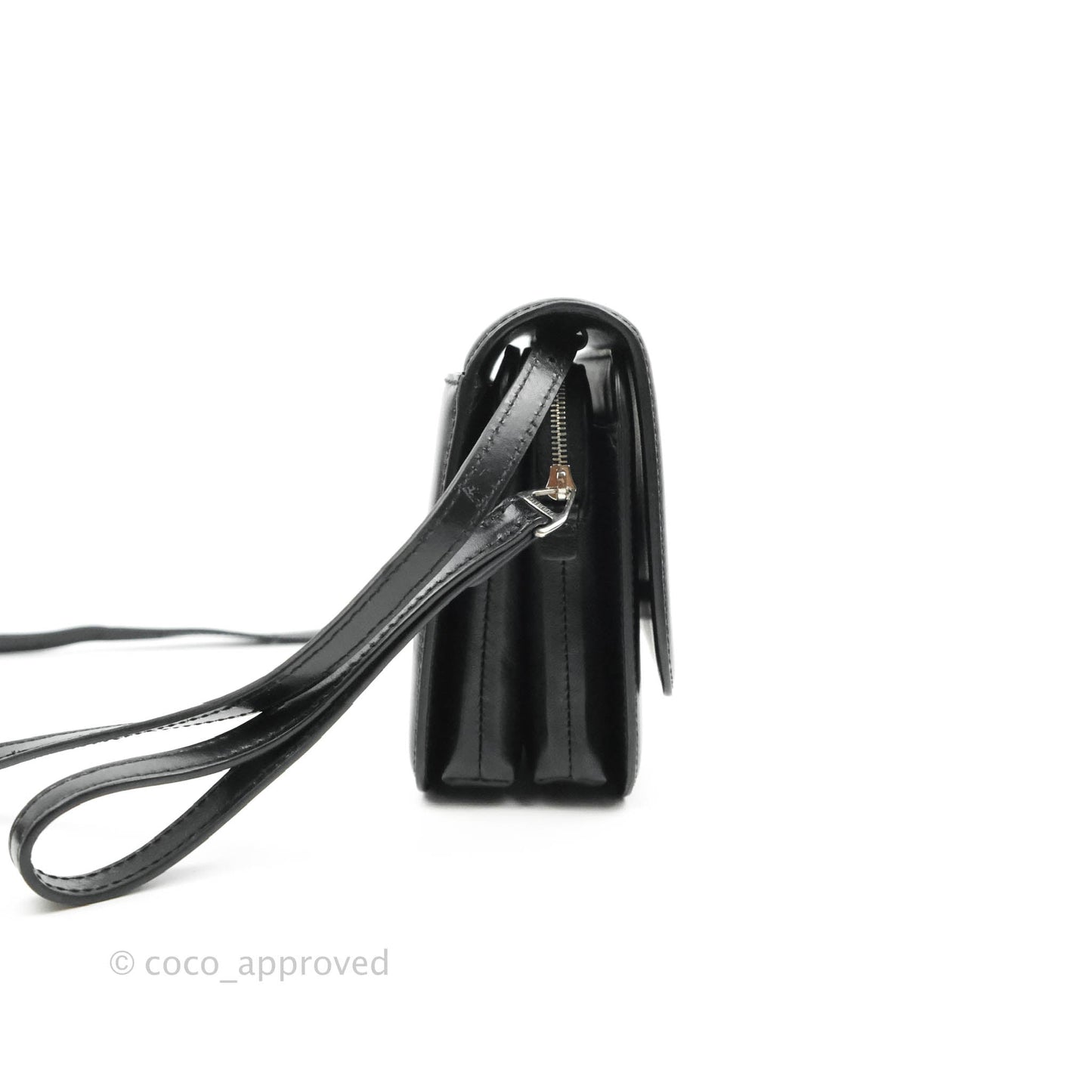 Balenciaga Small B Bag Black Box Calfskin Silver Hardware