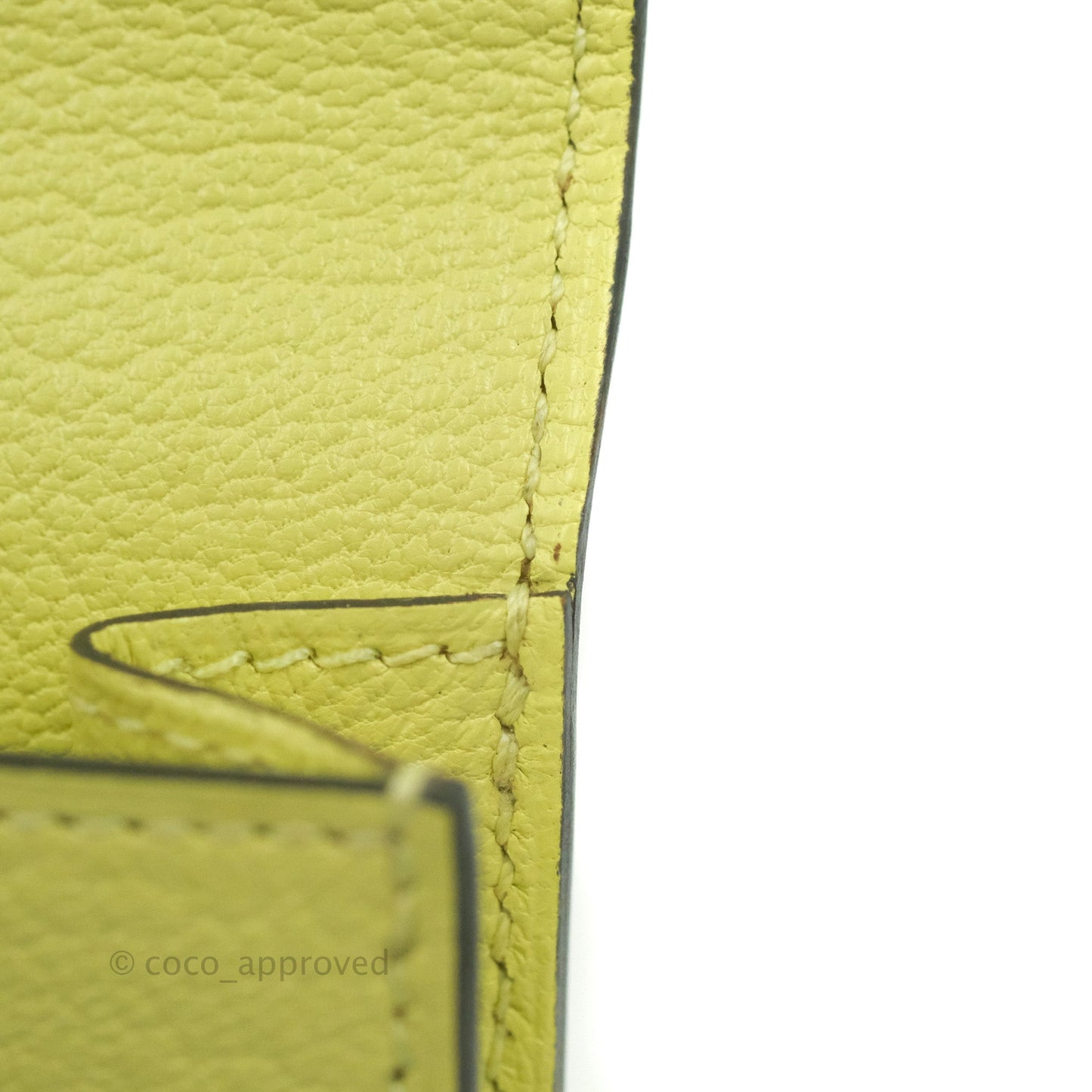 Hermès Roulis Slim Wallet Chevre Mysore Jaune Bourgeon Gold Hardware